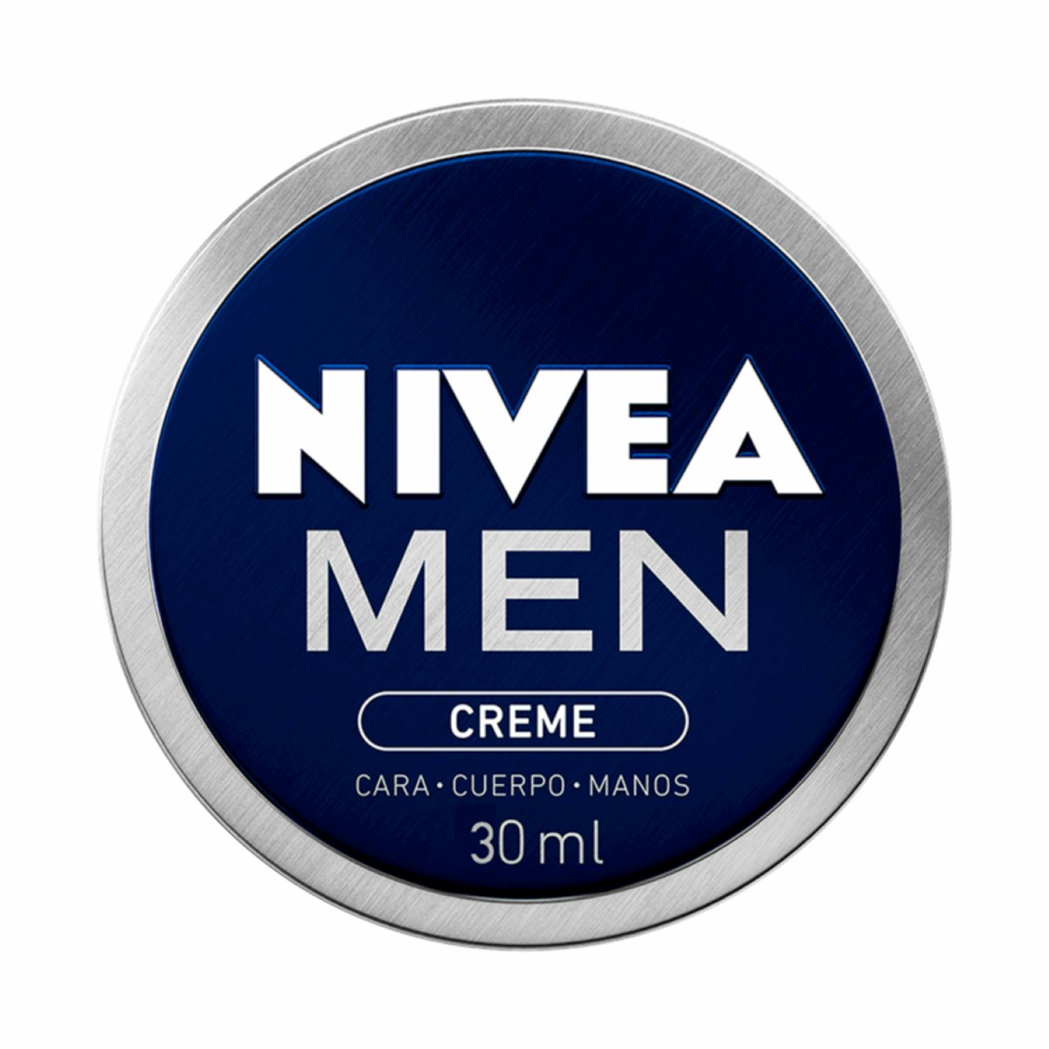 Crema Facial Masculina Para Cara Cuerpo Y Manos NIVEA 30 Ml