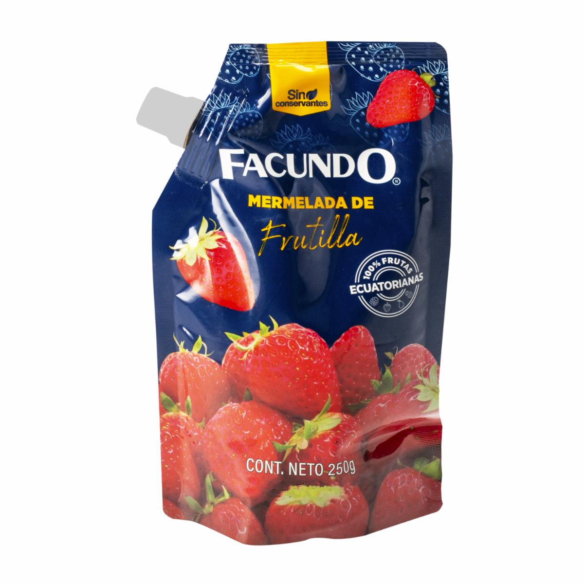 Mermelada Frutilla FACUNDO 250 G