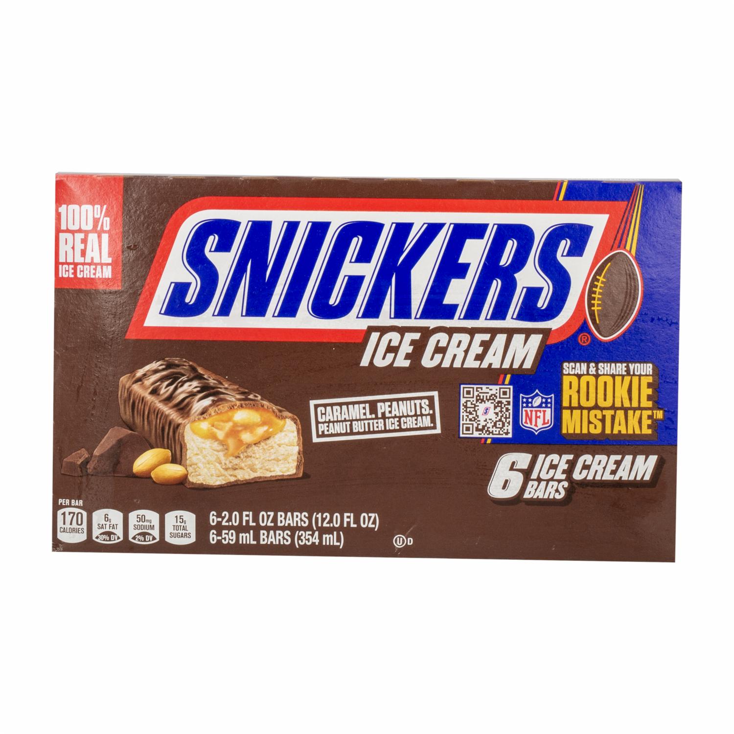Helado En Barra De Chocolate Y Caramelo SNICKERS 1 X 6 59 Ml