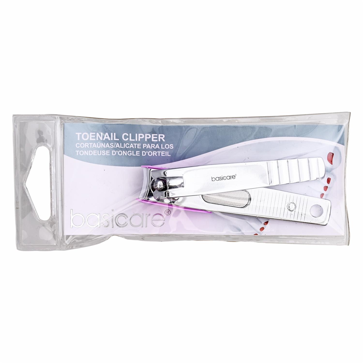 Corta Uñas De Precisión BASICARE Compacto De 8 Cm