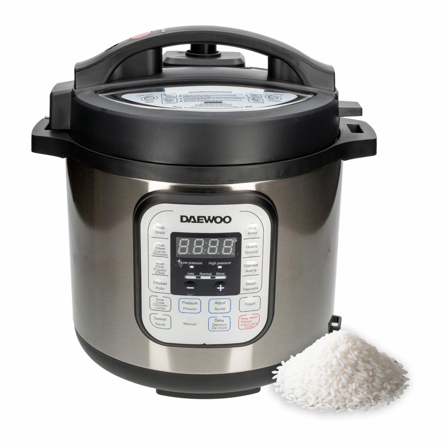 Olla Arrocera Multifunción Con Control Digital DI-606-M10GT DAEWOO 6 Litros