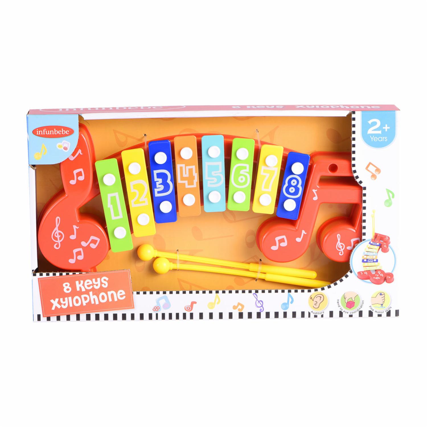 Instrumento Musical Xilófono INFUNBEBE 8 Teclas