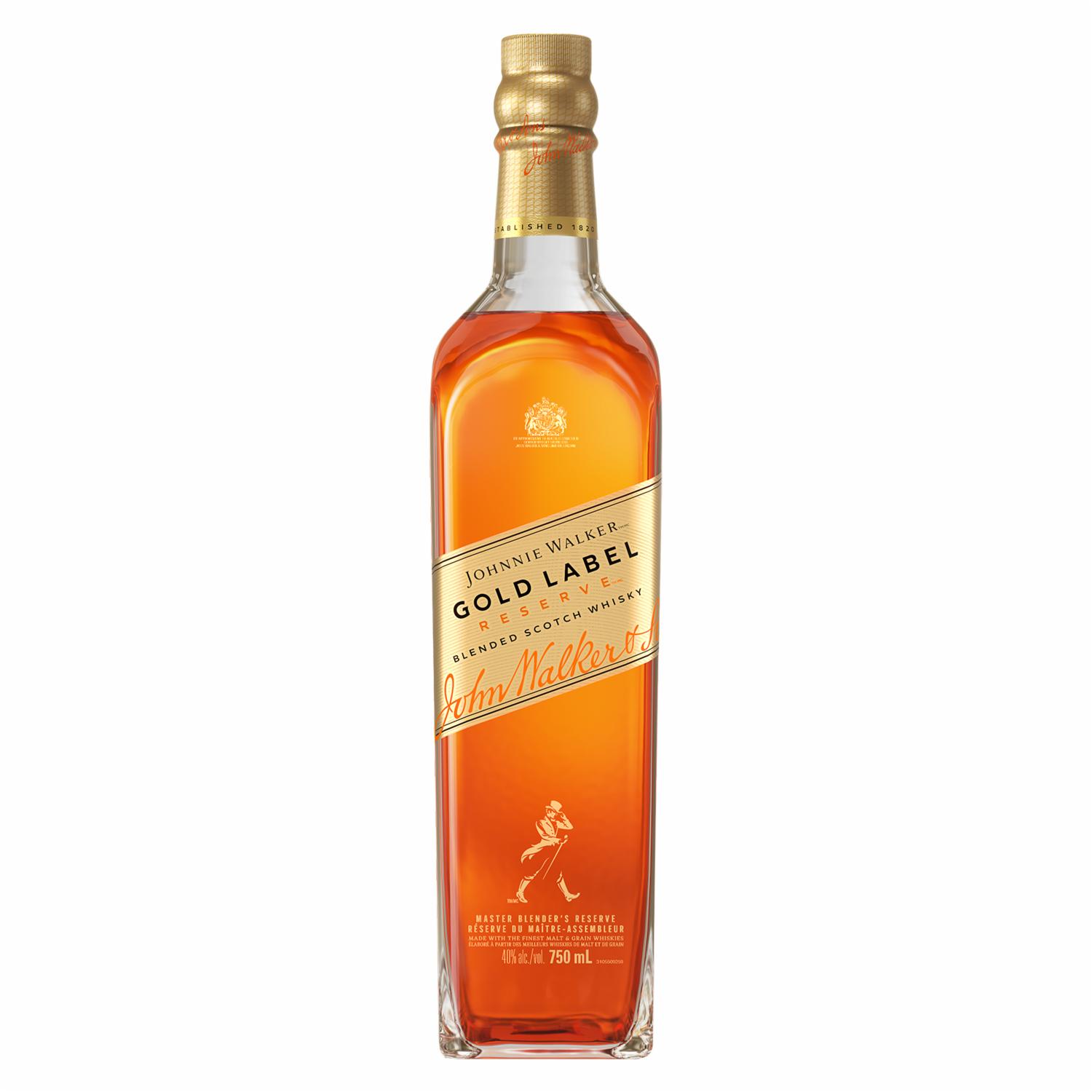Whisky Gold Label Reserve Caja Johnnie Walker 750 Ml