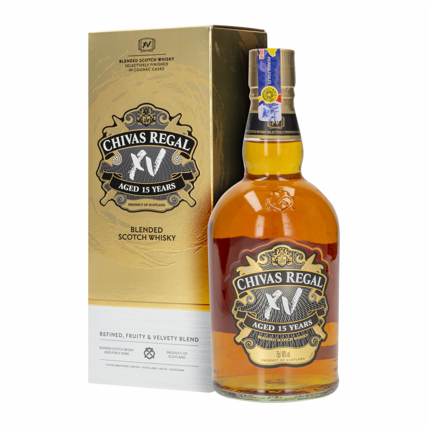 Whisky 15 Años Blended Chivas Regal 750 Ml