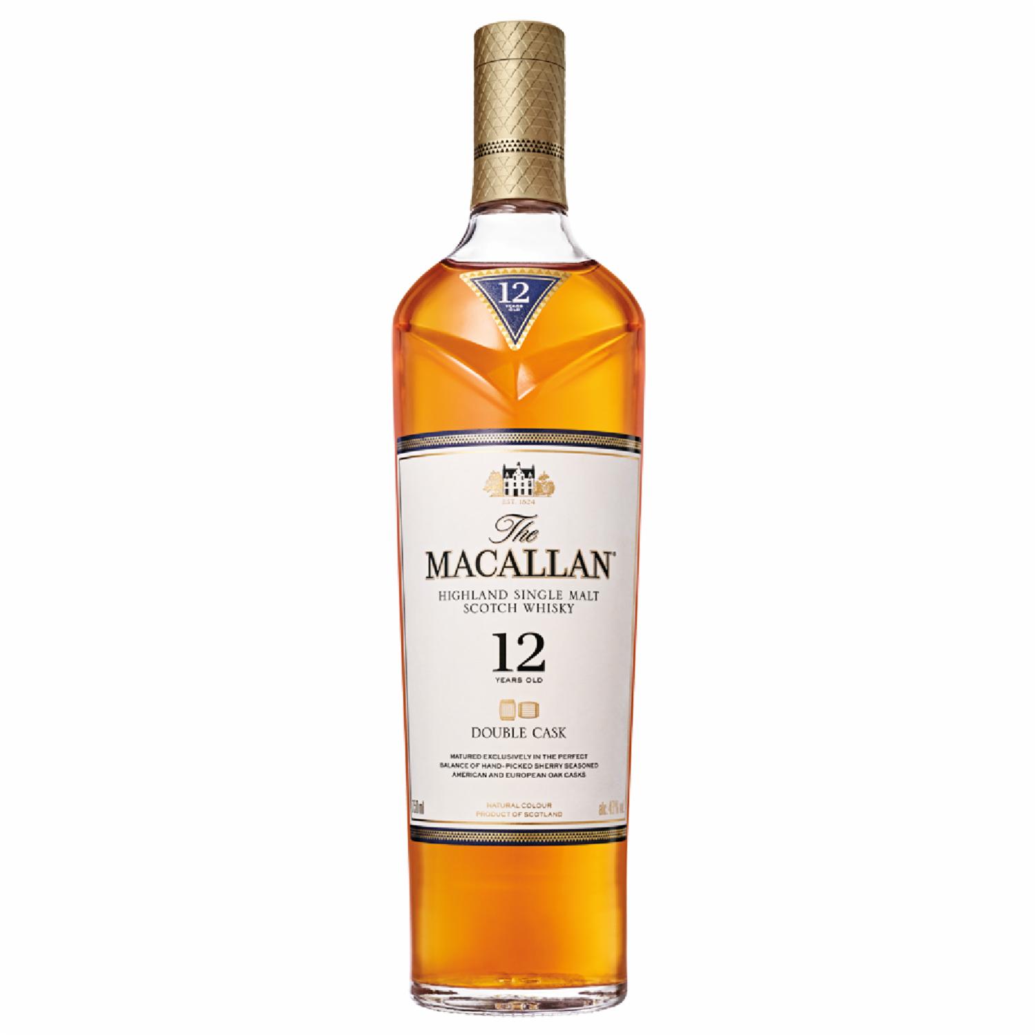 Whisky 12 Años Macallan Botella