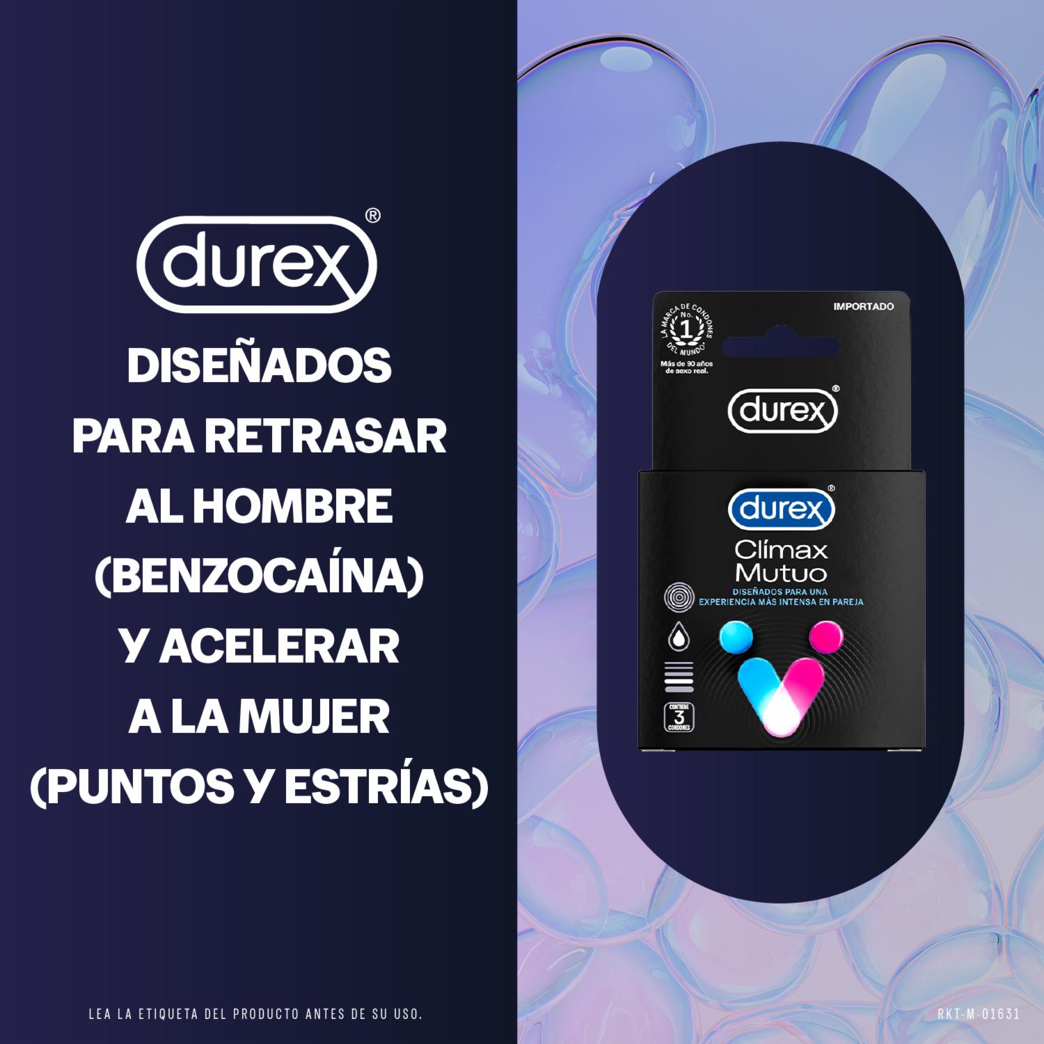 Preservativos Clímax Mutuo DUREX 4 Uds