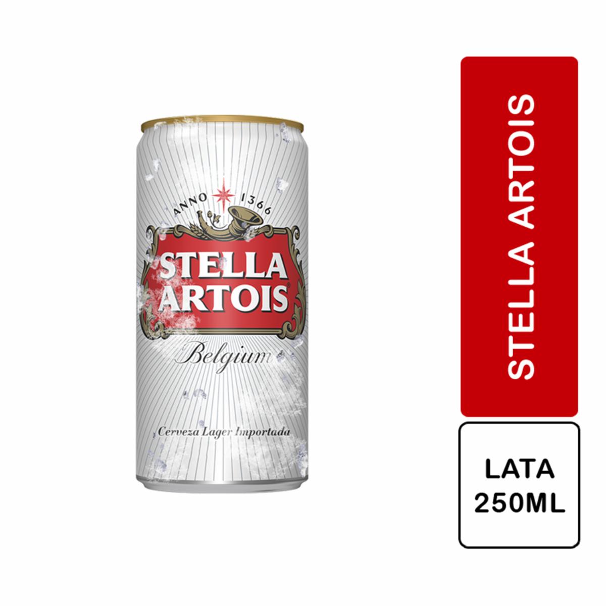 Cerveza En Lata STELLA ARTOIS 250 Ml