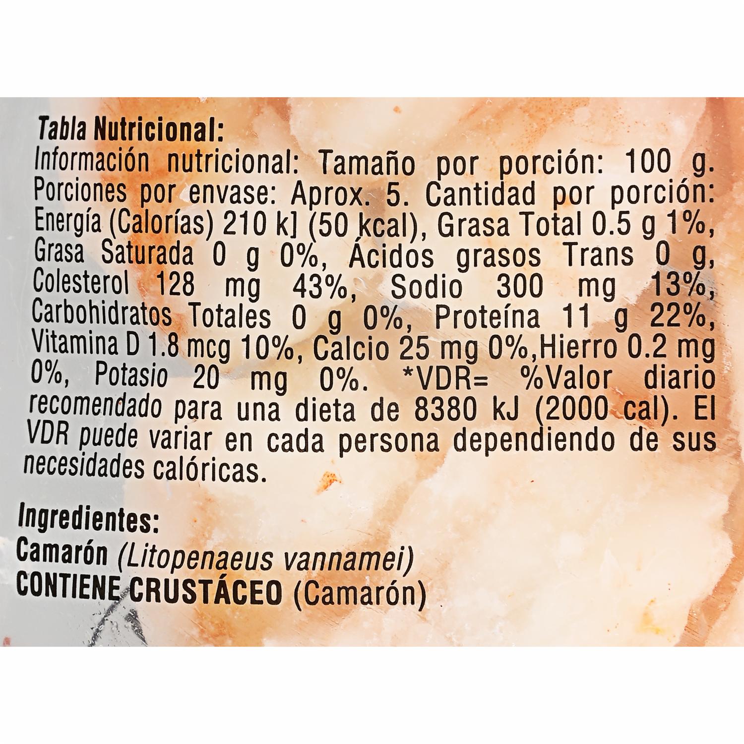 Camaron Cortadito Cocido SANTA PRISCILA 454 G