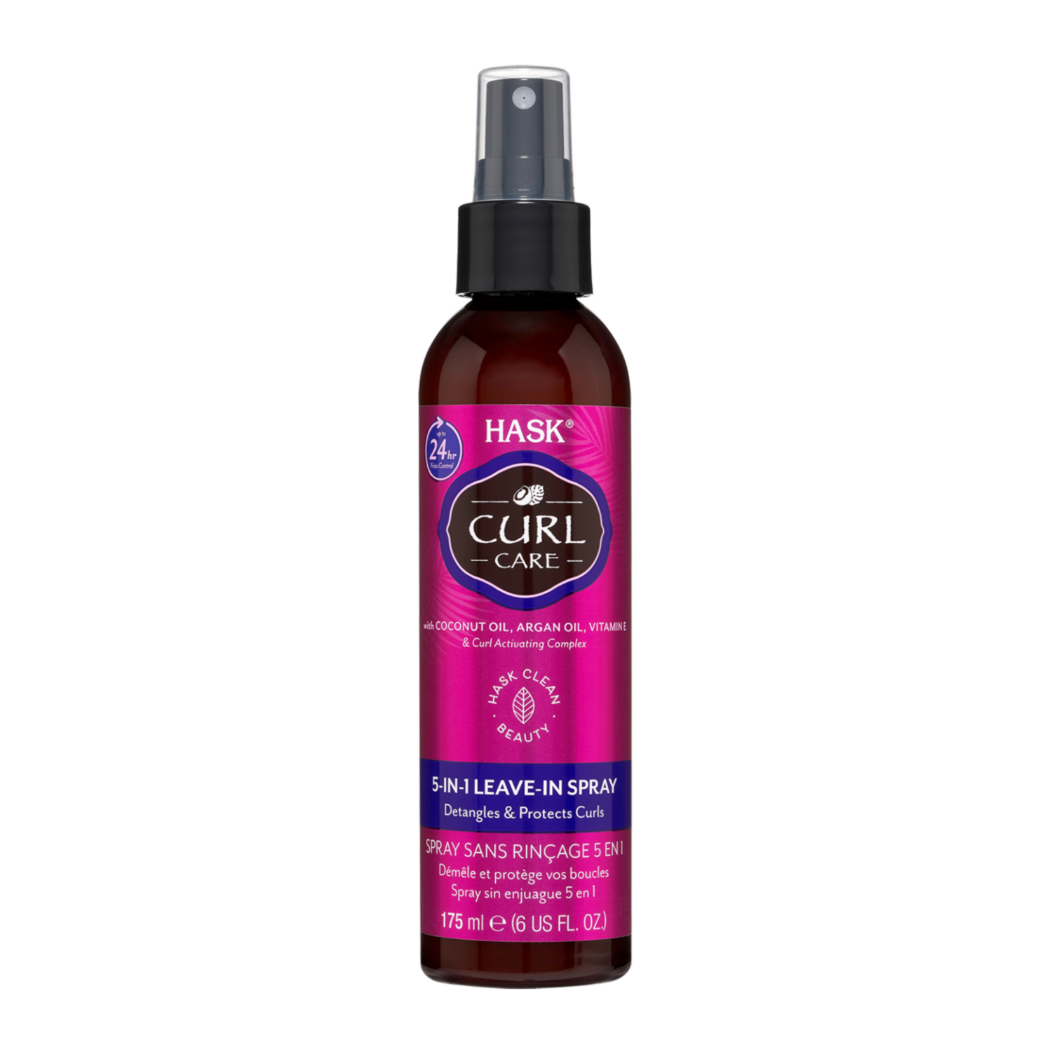 Tratamiento Capilar Sin Enjugue 5 en 1 Curl Care HASK 175 Ml
