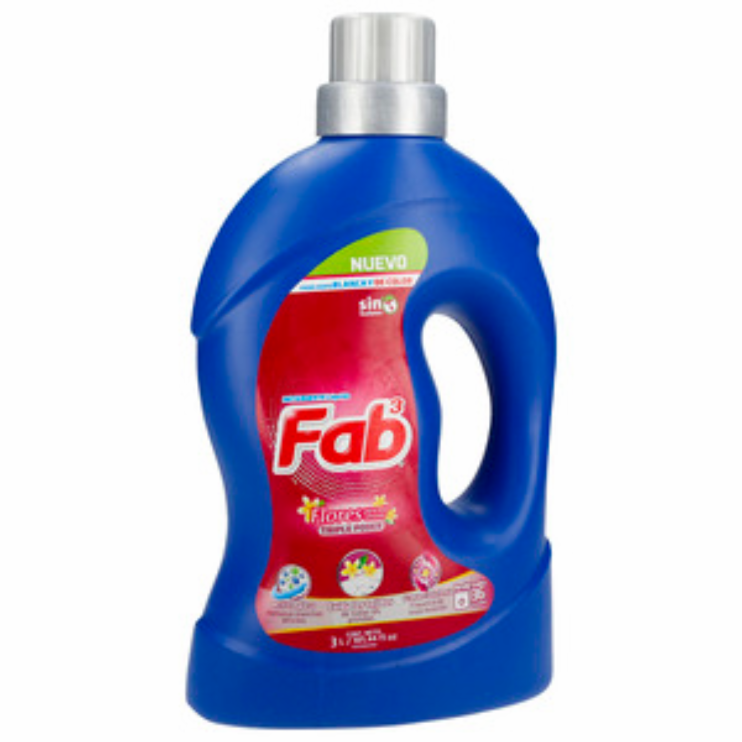 Detergente Líquido Flores Para Mis Amores Actiblu FAB 3000 ml
