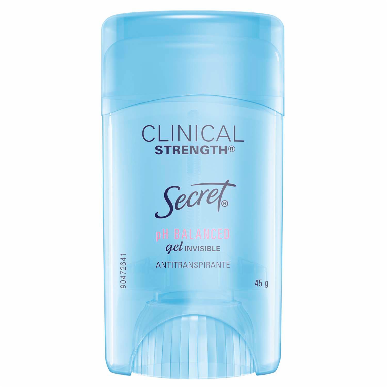 Desodorante En Gel Clinical Strength pH Balanced SECRET 45 G