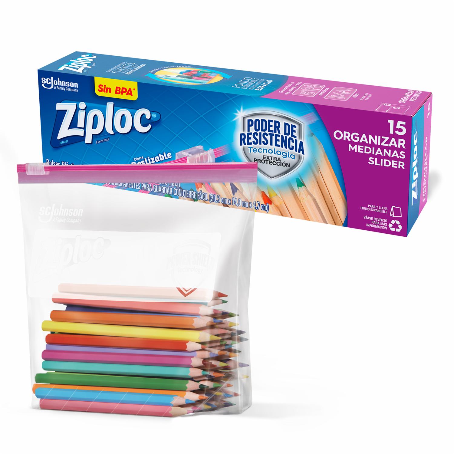 Fundas Cierra Fácil Pequeña ZIPLOC X 15 Uds
