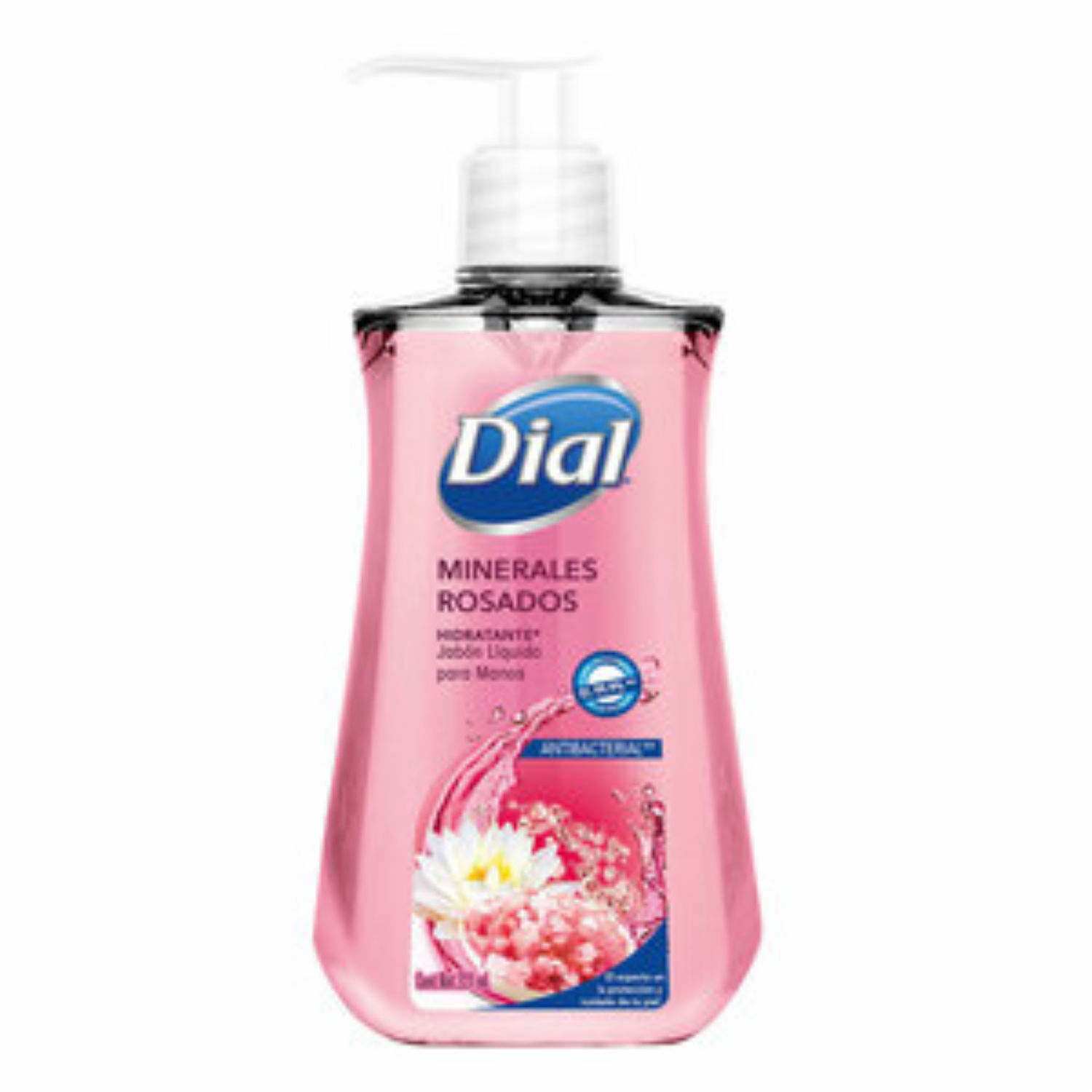 Jabón Líquido Antibacterial De Minerales Rosados DIAL 221 Ml