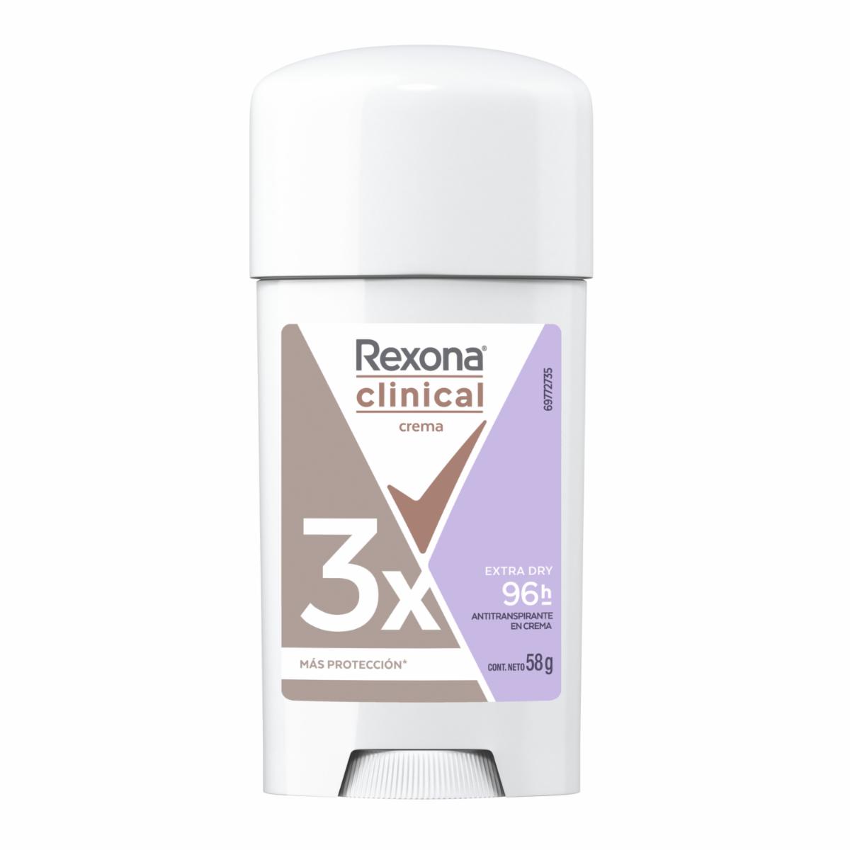 Desodorante En Crema Antitranspirante Extra Dry REXONA 58 G