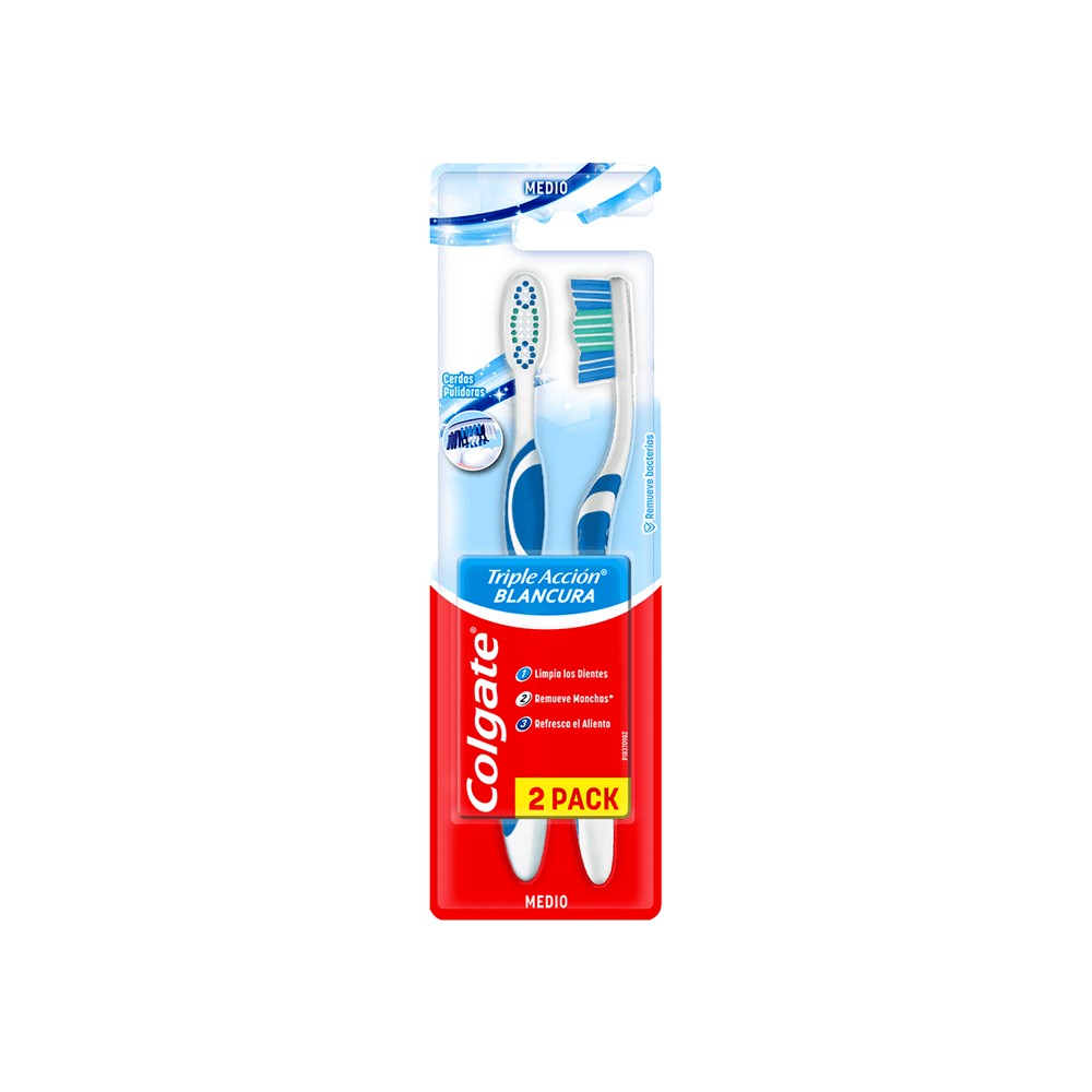 Colgate Cepillo Xtra Blancura X2