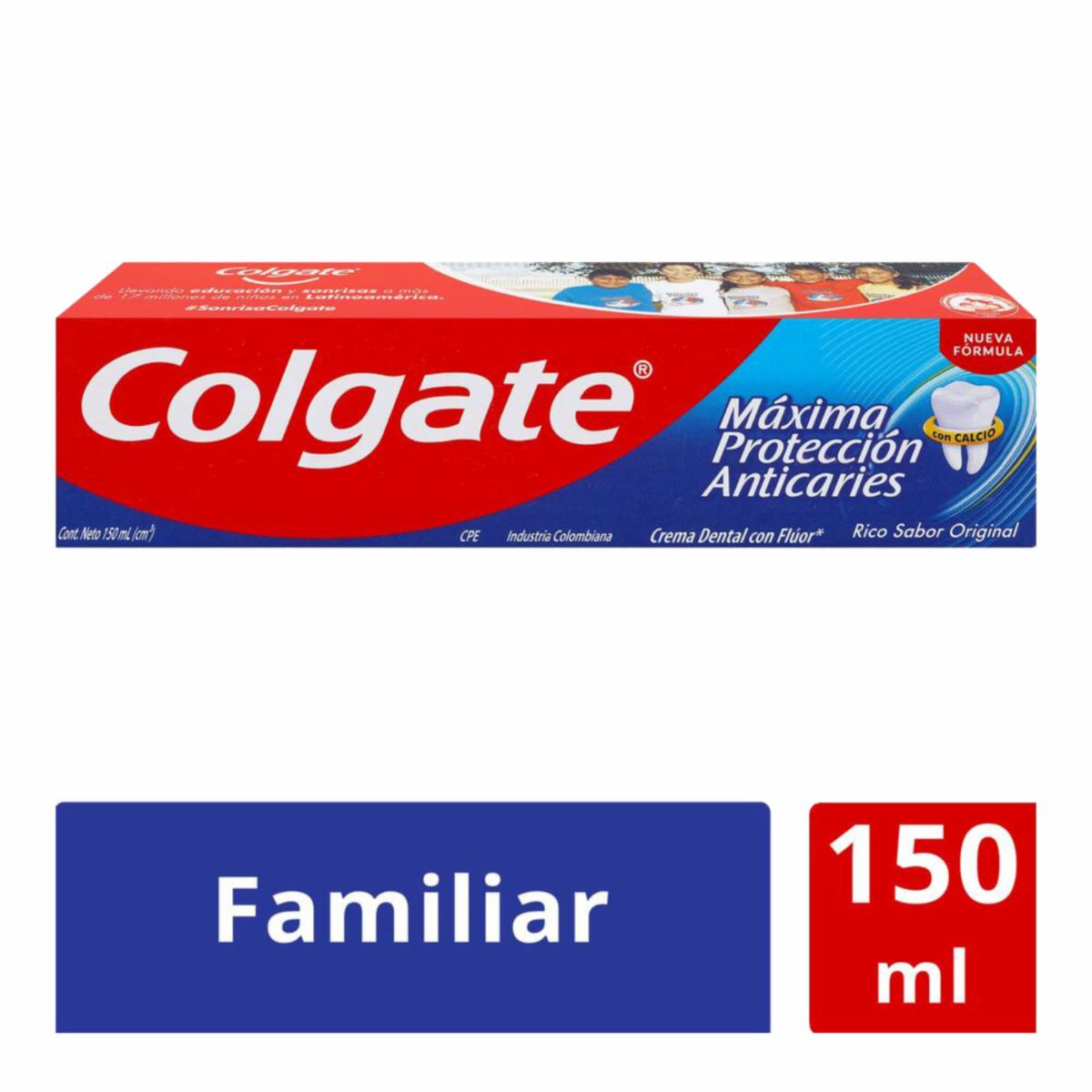 Pasta Dental Máxima Protección Anticaries COLGATE 150 Ml