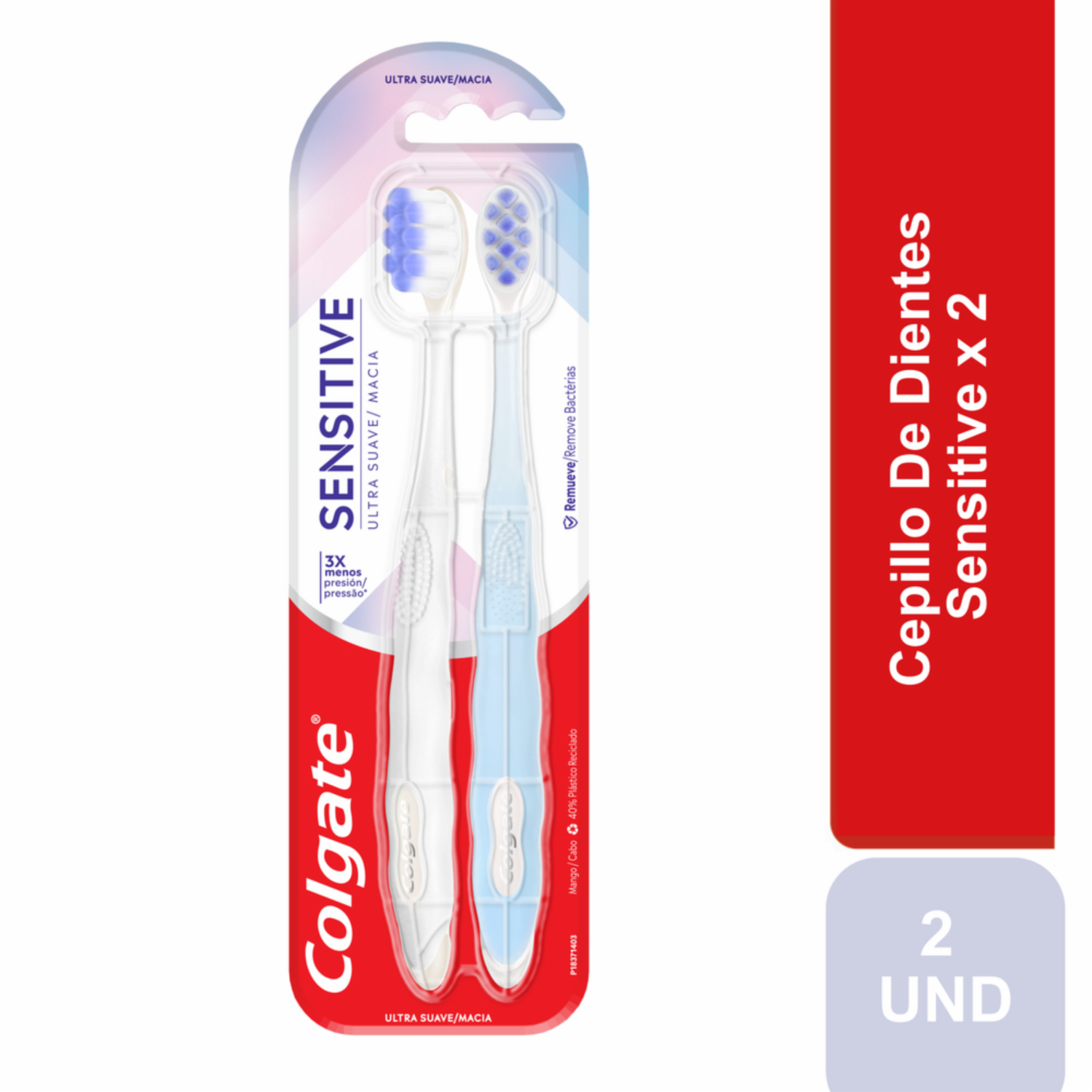Cepillo Dental Gummy Sensitive COLGATE 1X 2 Unidades