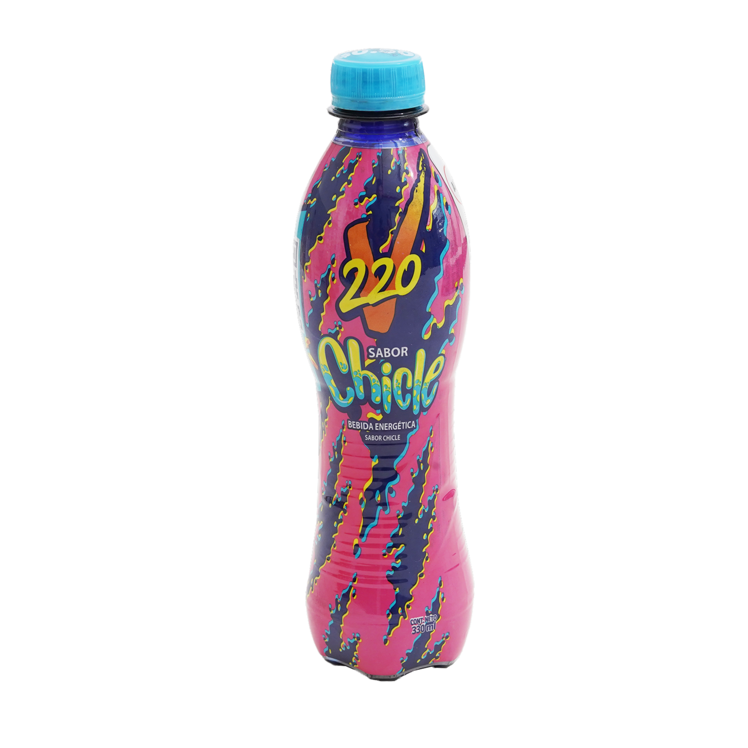 Bebida Energizante Sabor A Chicle 220V 330 Ml