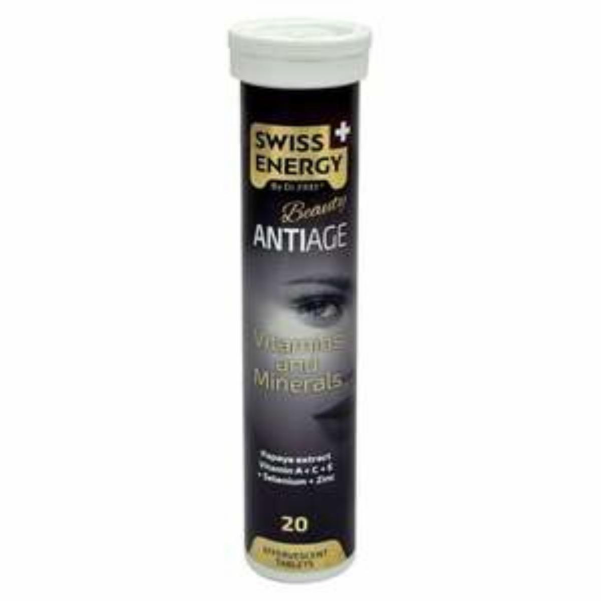 Anti edad Beauty Tabletas Efervescentes SWISS ENERGY 80 g