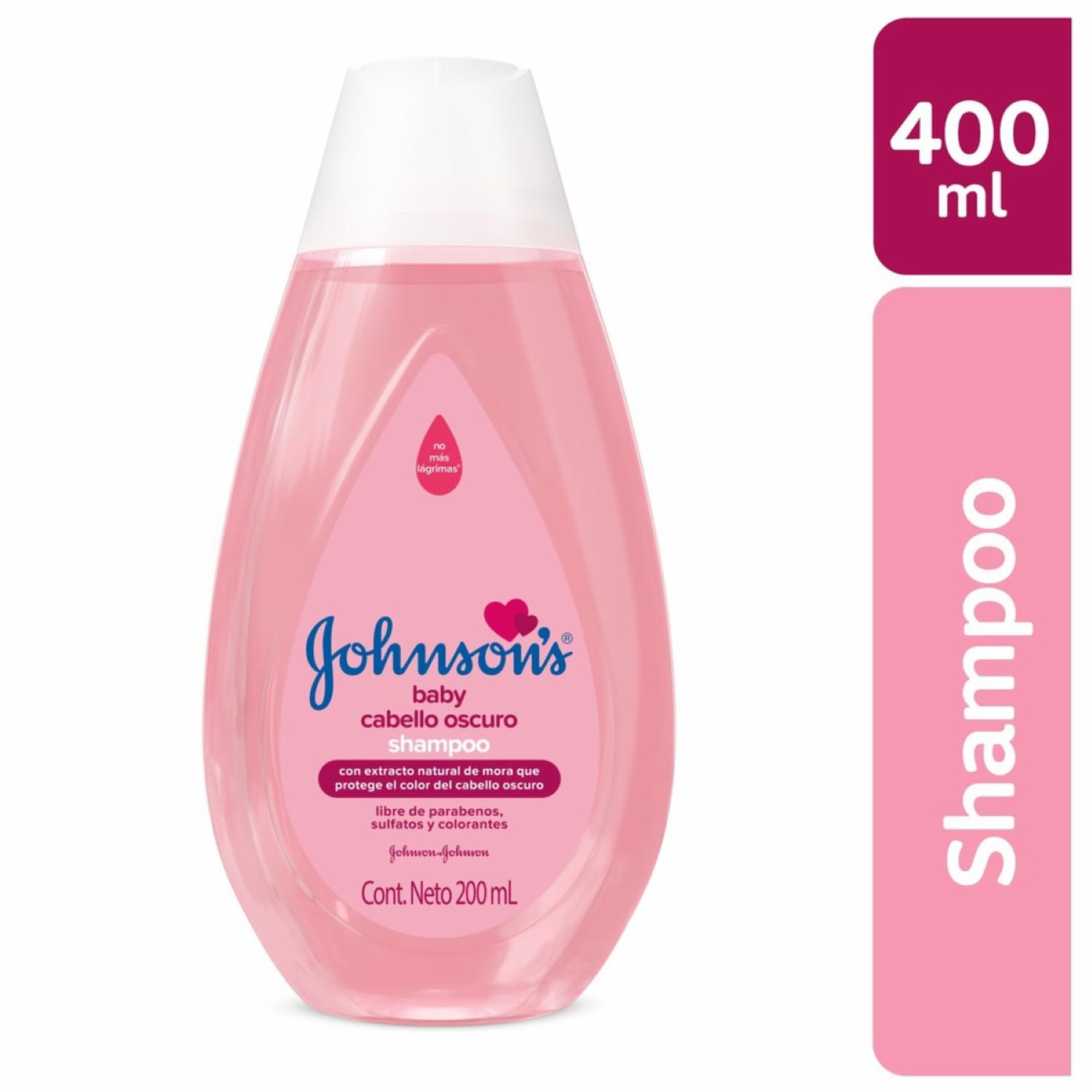 Shampoo De Cabello Para Bebé Cabello Oscuro JOHNSON’S 400 Ml