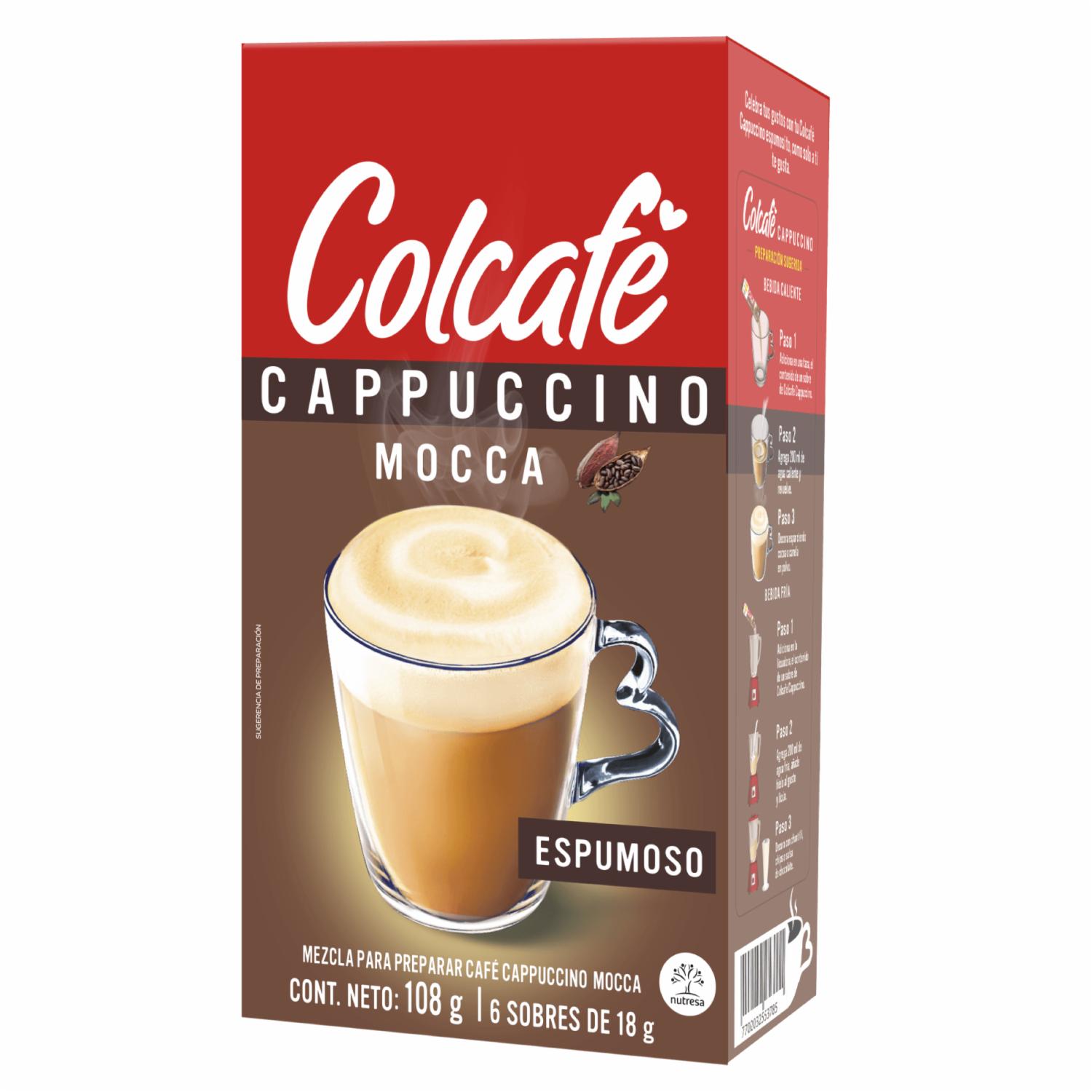 Cappuccino Moca COLCAFÉ 6 X 18 G