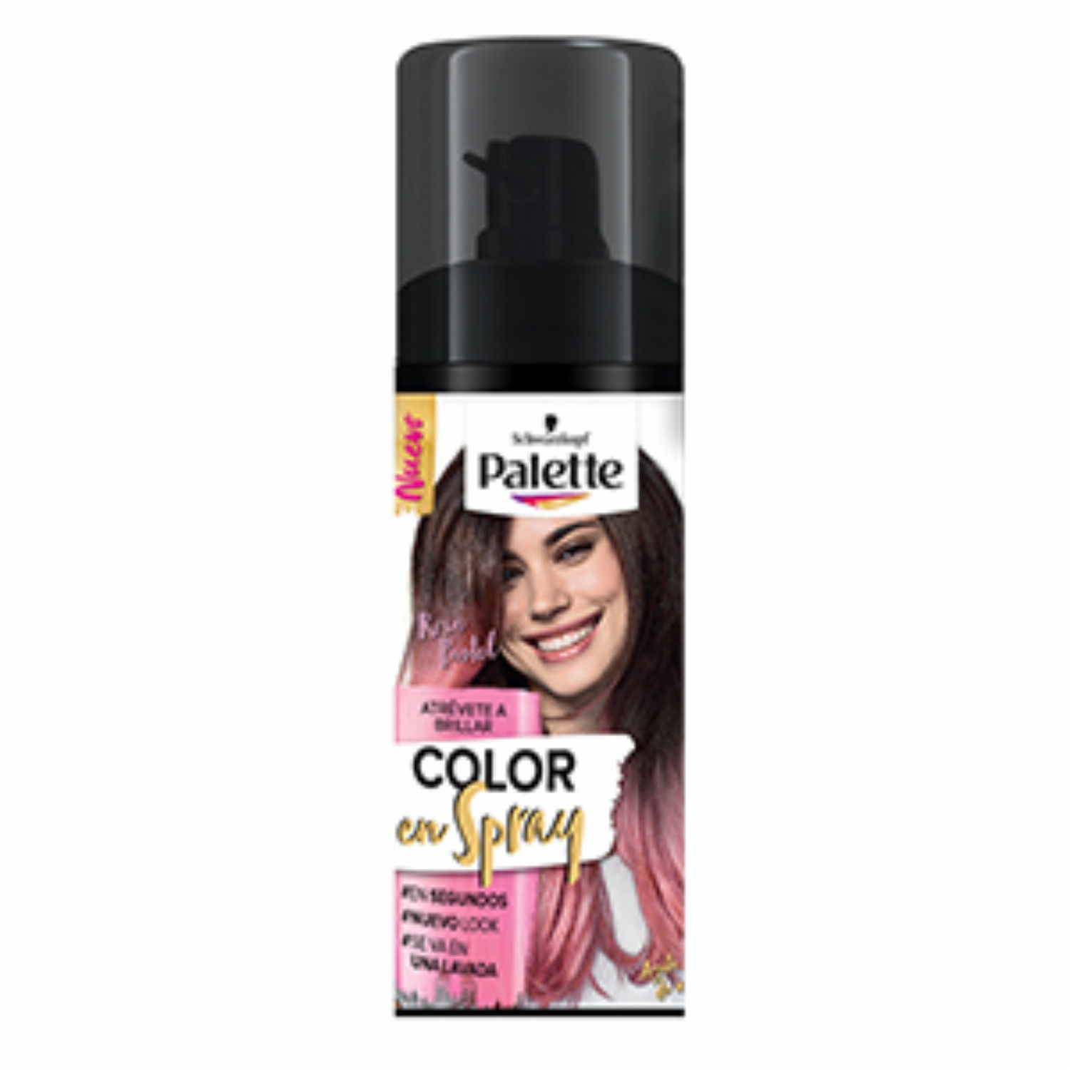 Tinte De Cabello Temporal En Spray Rosa Pastel PALETTE 120 Ml