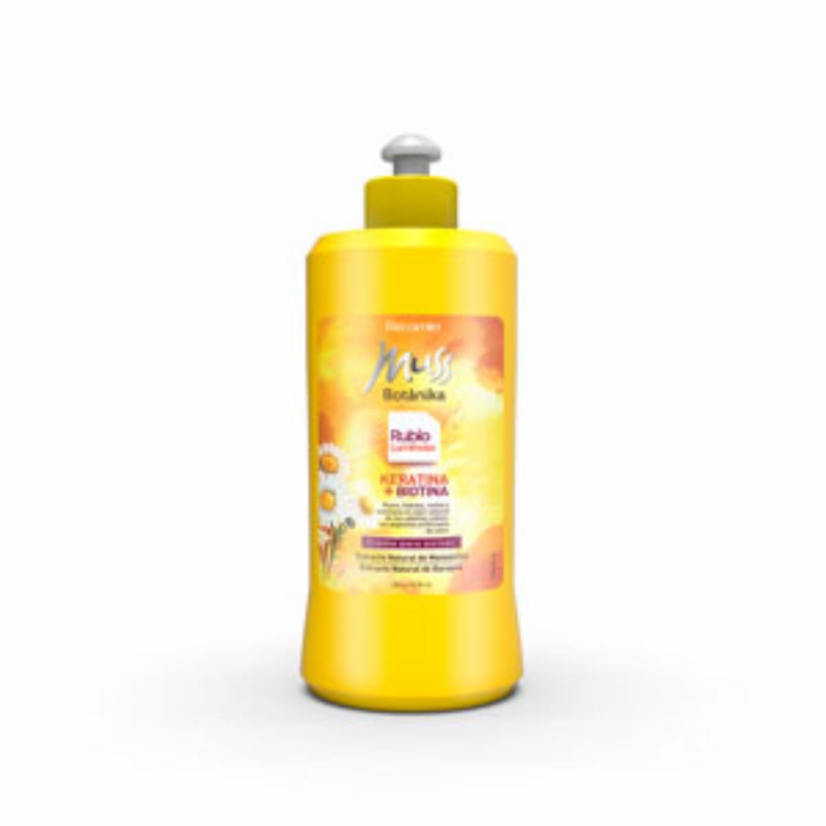 Crema Para Peinar Rubios Luminosos Keratina Y Biotina MUSS 300 G