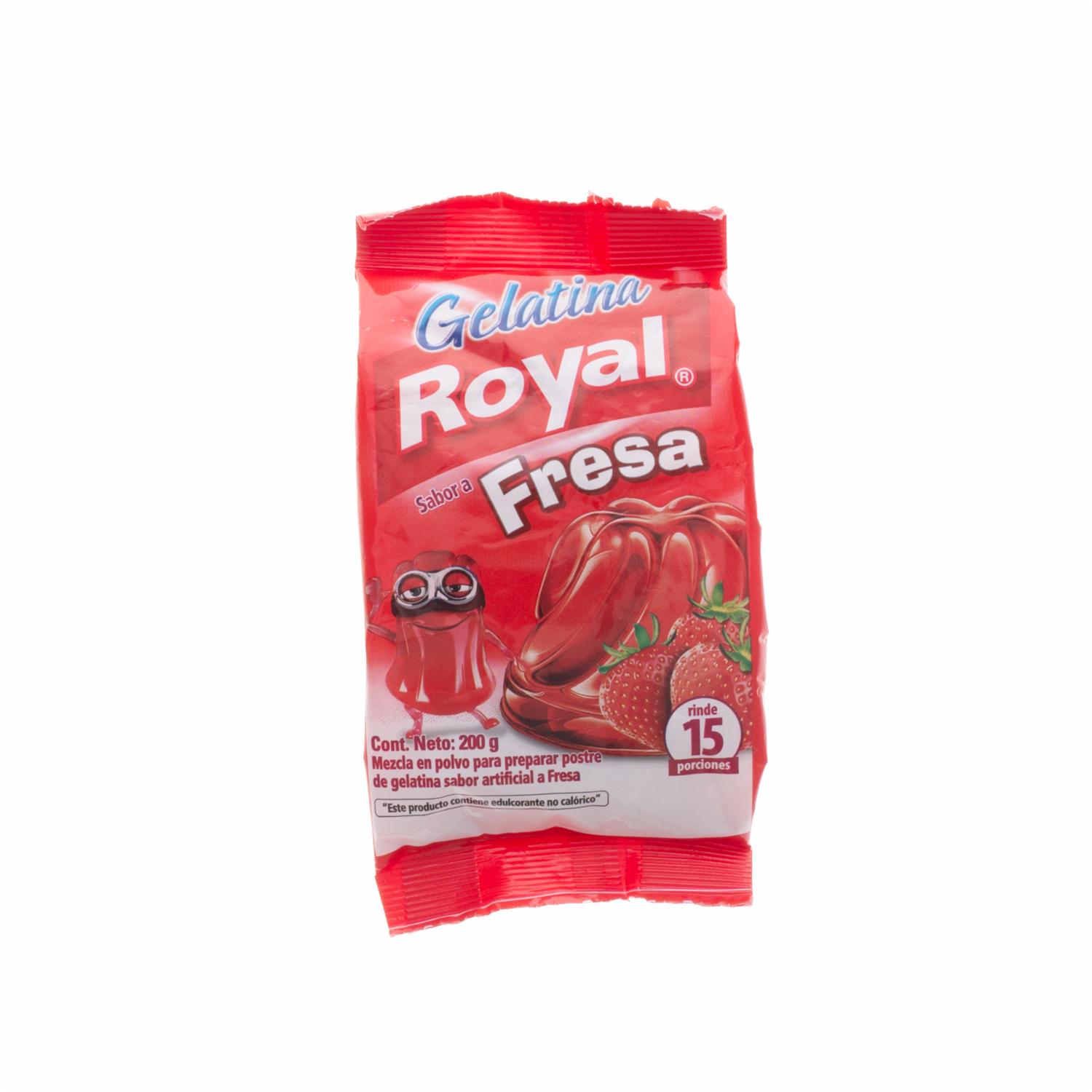 Gelatina Fresa ROYAL Funda