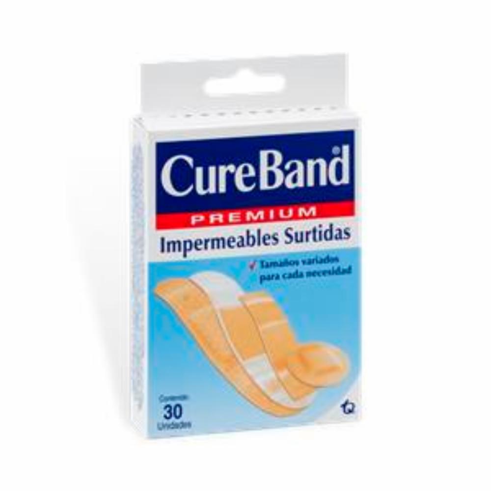 Curitas Premium Impermeable Surtida CUREBAND 1 X 30 Unidades