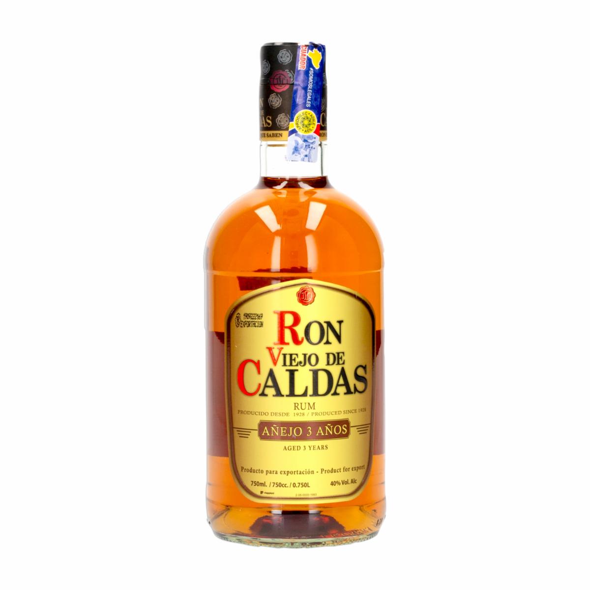 Ron Añejo 3 Años VIEJO DE CALDAS 750 ML
