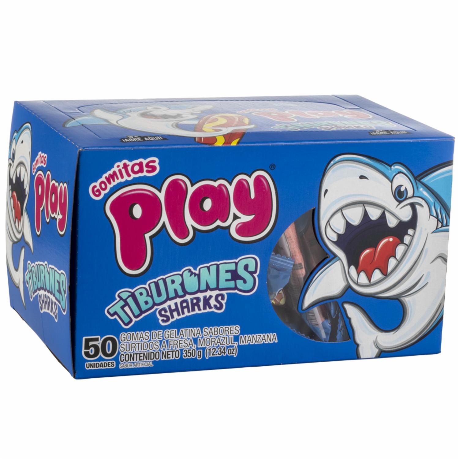 Gomas En Forma De Tiburones Surtidos PLAY 350 G