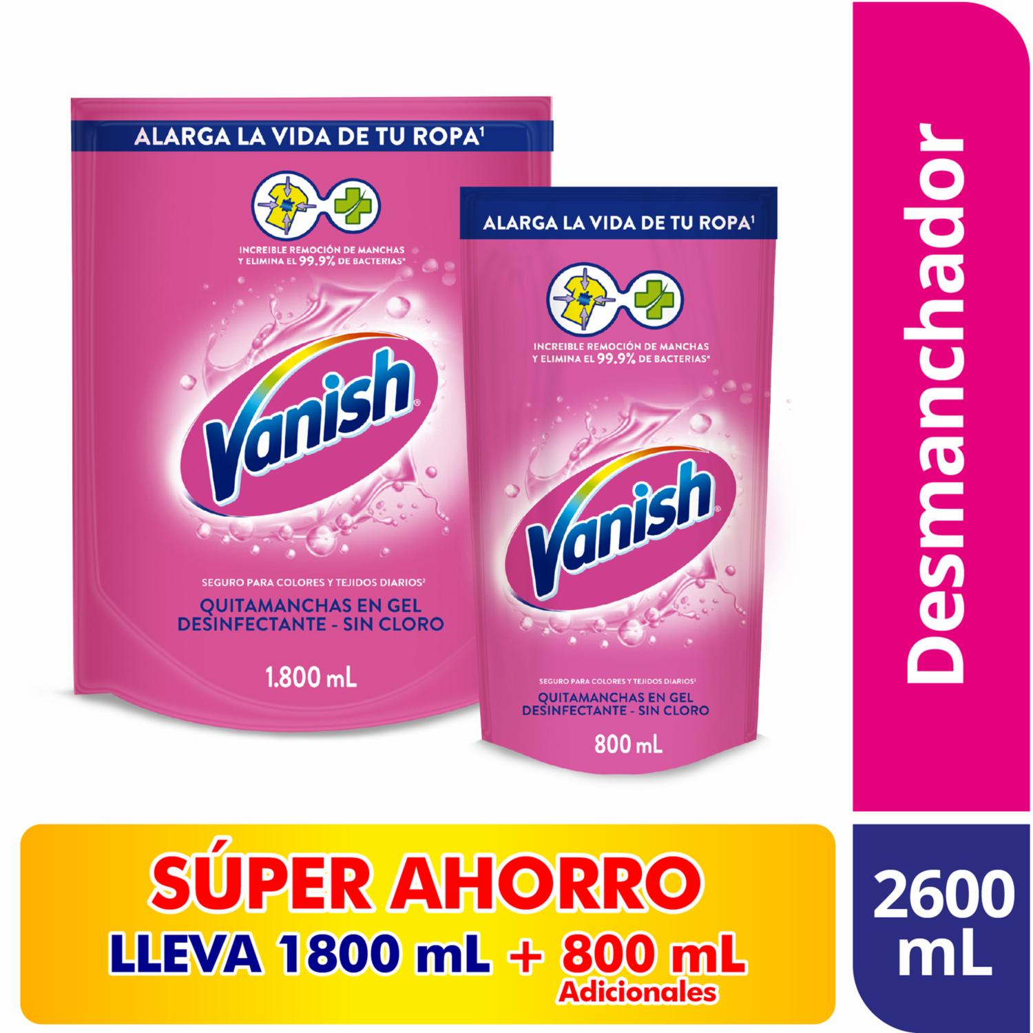 Quitamanchas En Gel Multiusos VANISH 2600 Ml