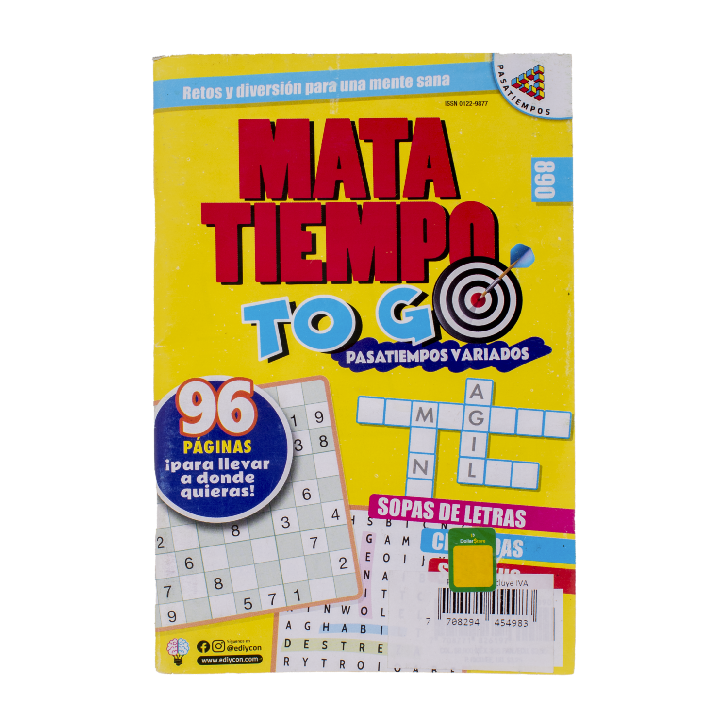 Libro Matatiempo To Go EDIYCON 96 Páginas