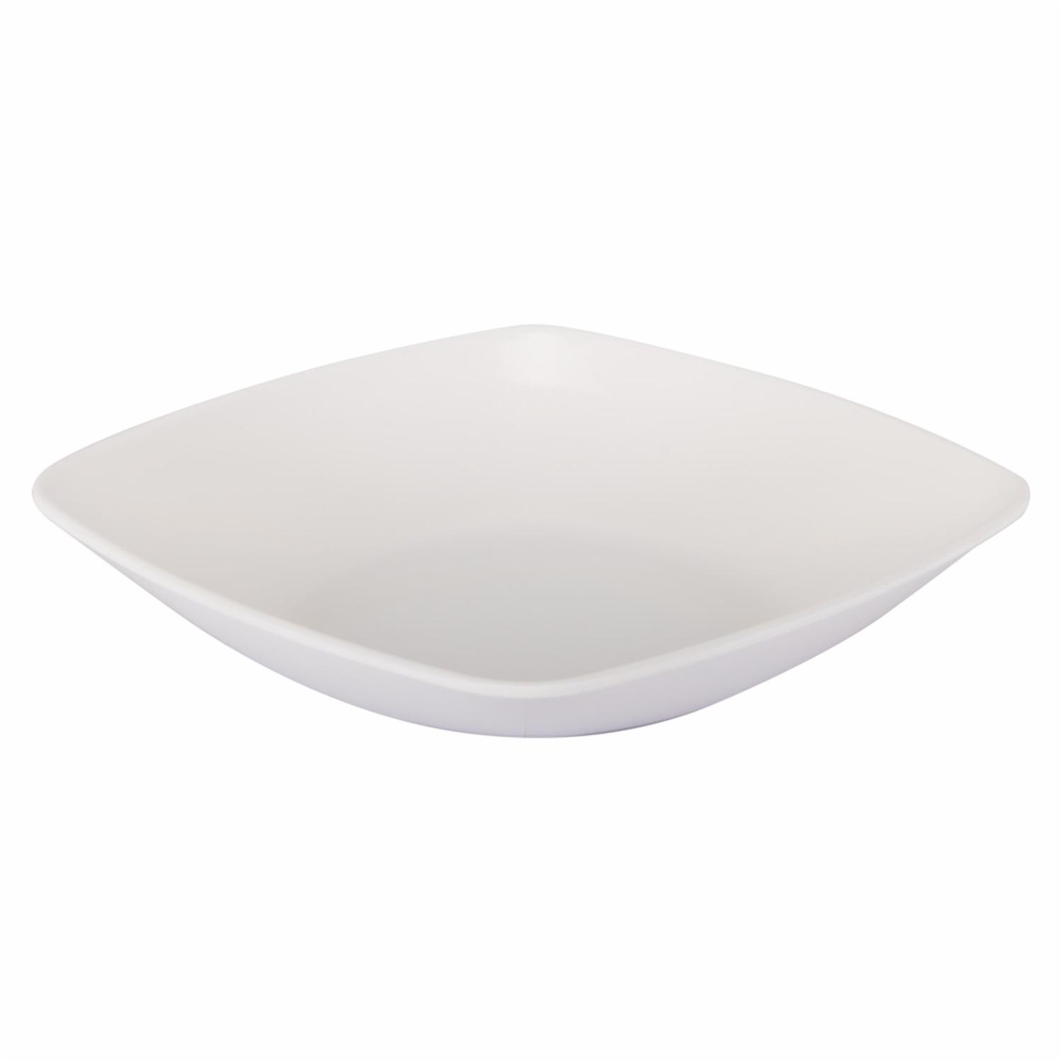 Plato Cuadrado Sopero Blanco VAJILLAS SABANA Pequeño