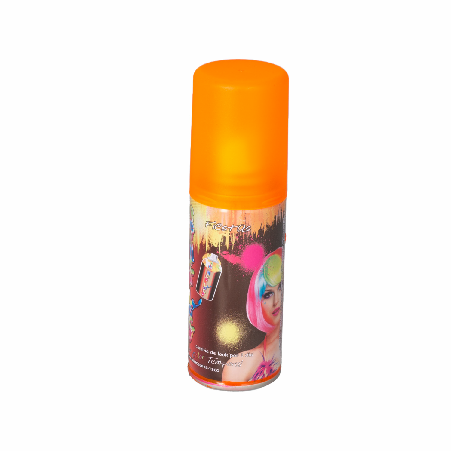 Tinte De Cabello Temporal En Spray Color Naranja PELUCA LOCA 100 Ml