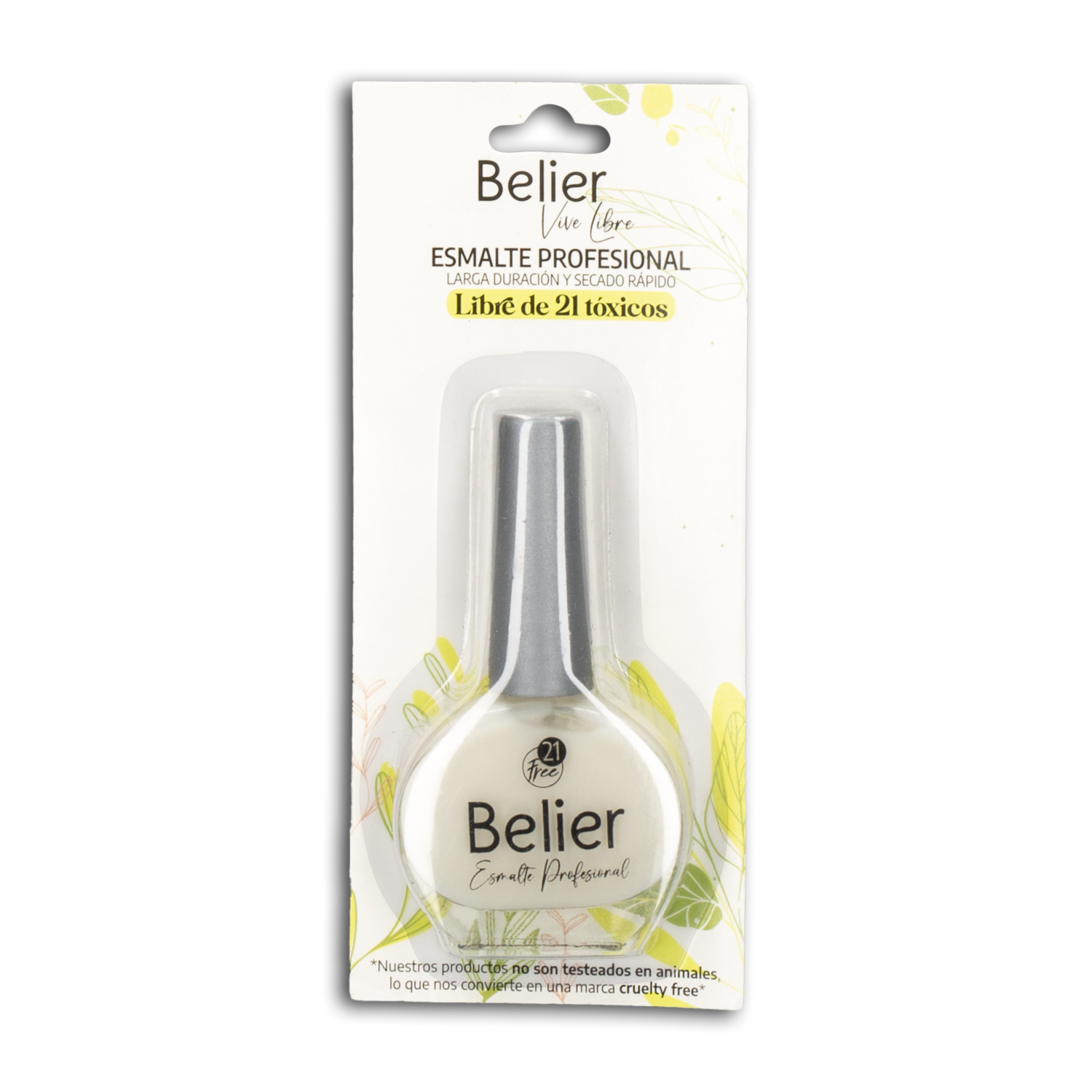 Esmalte De Uñas Blanco Ejecutivo BELIER 13 Ml