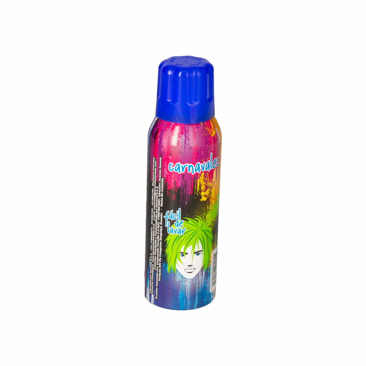 Tinte De Cabello Temporal En Spray Color Azul PELUCA LOCA 100 Ml