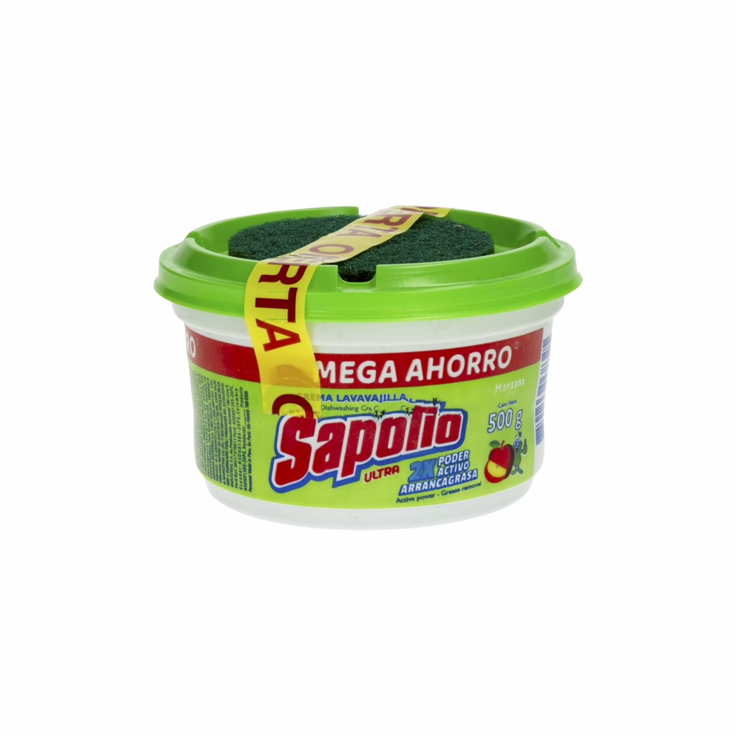 Lavavajillas De Manzana SAPOLIO 500 G