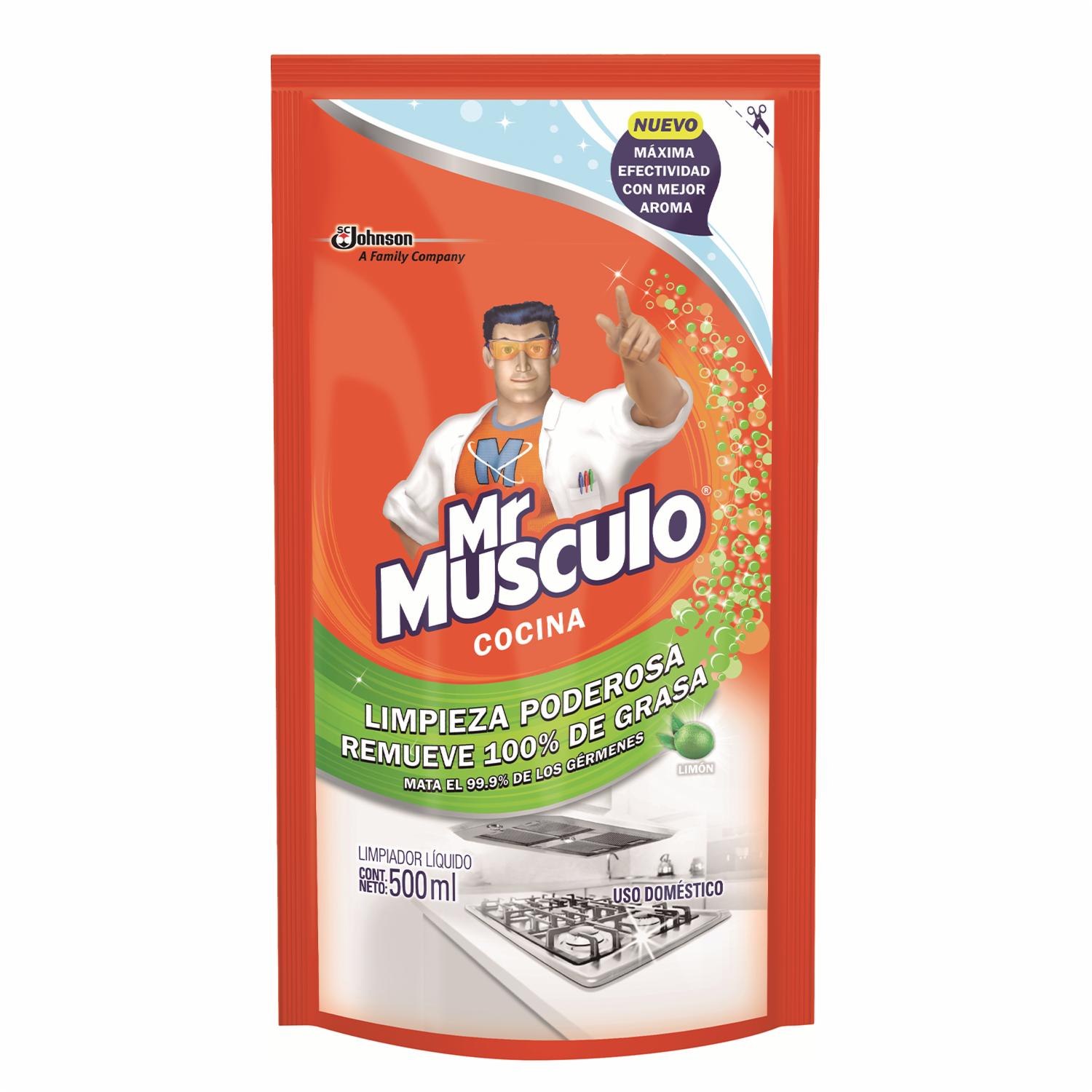 Limpiador Doy pack Antigrasa MR.MUSCULO 500 Ml