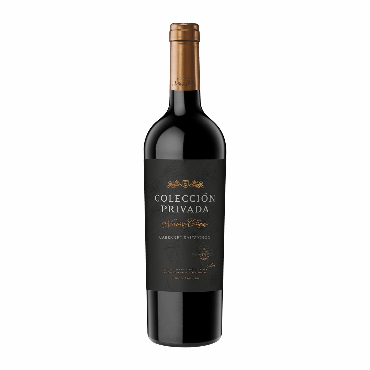 Vino Tinto Argentino Colección  Privada Cabernet Sauvignon Navarro Correas 750 Ml