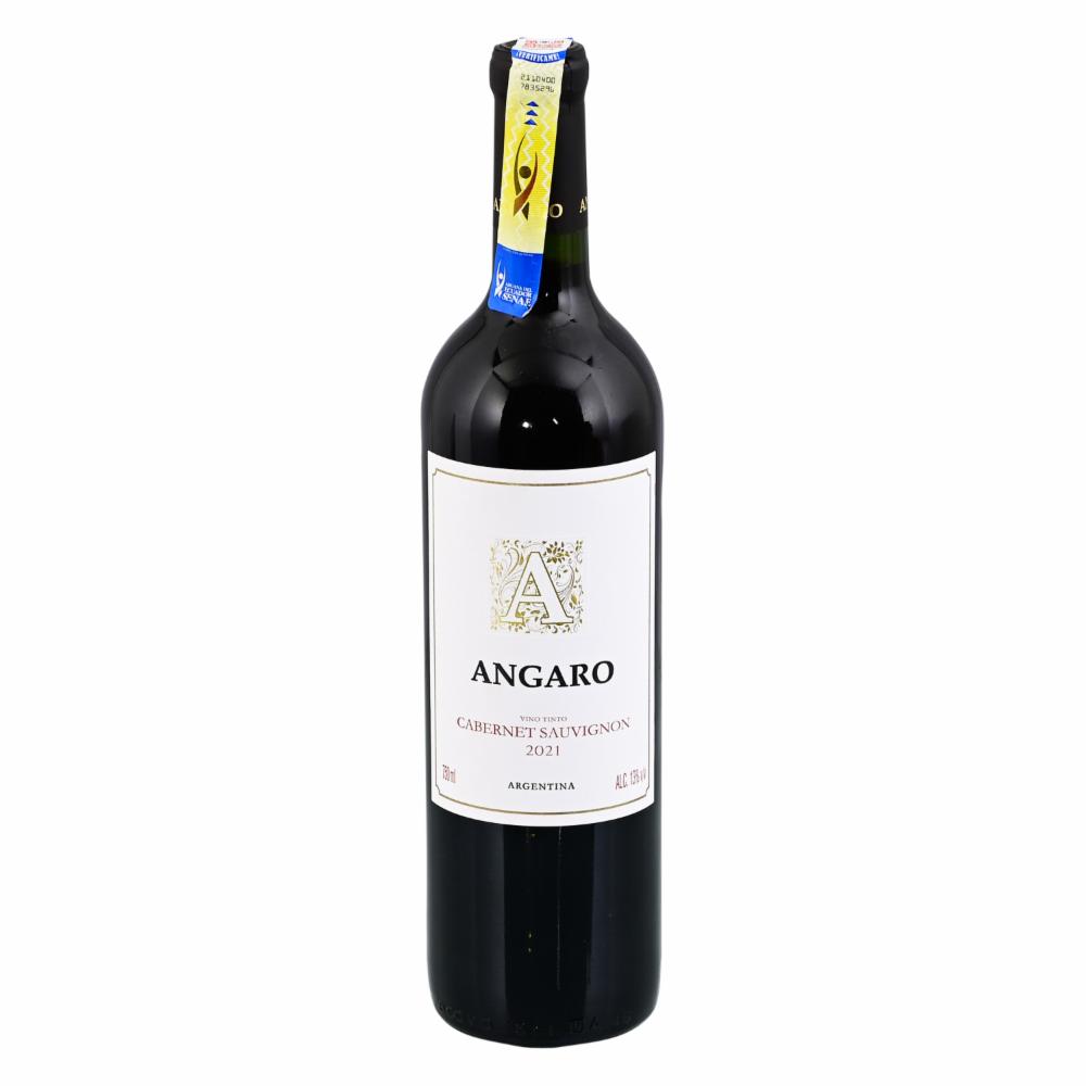 Vino Tinto Cabernet Sauvignon Angaro 750 Ml