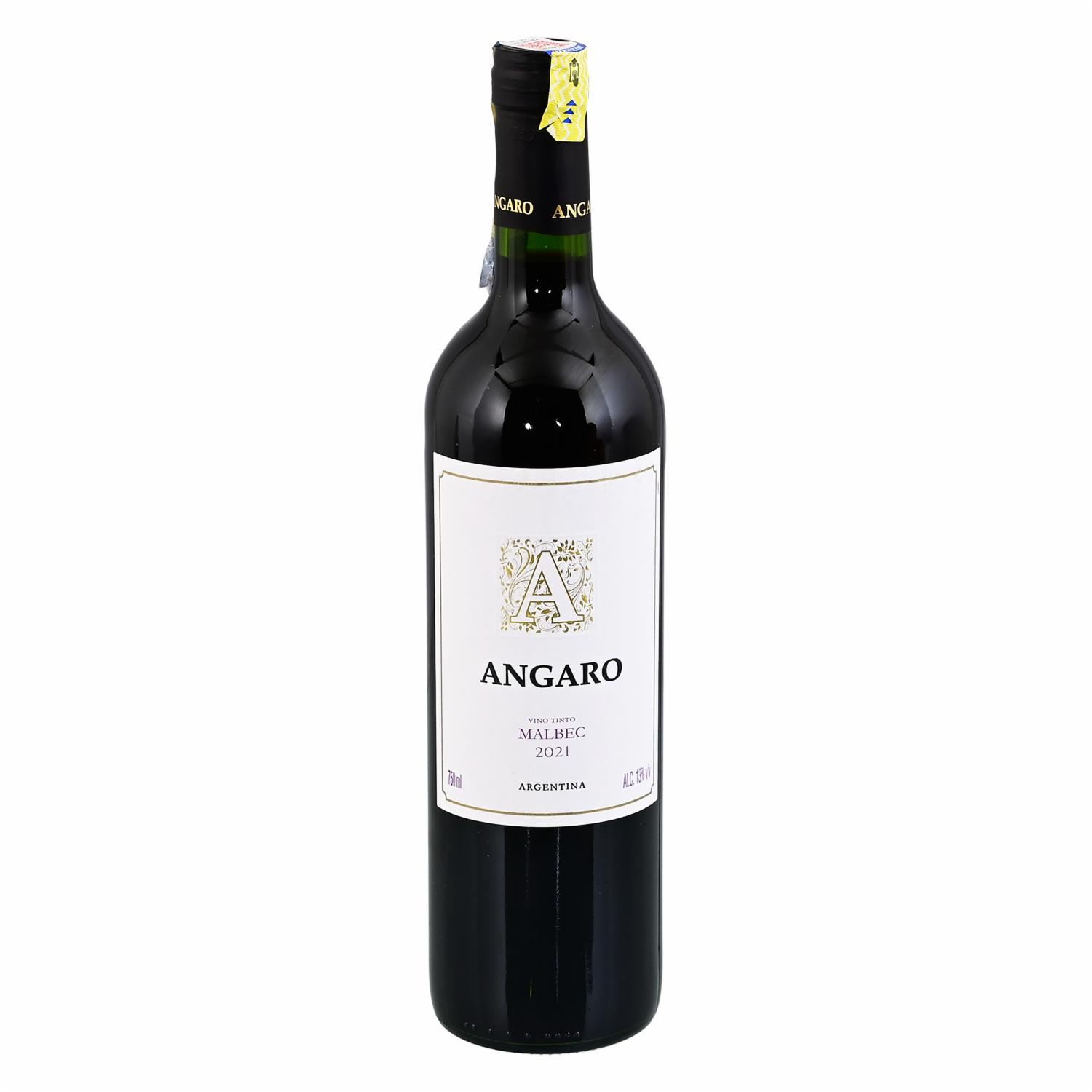 Vino Malbec Angaro 750 Ml