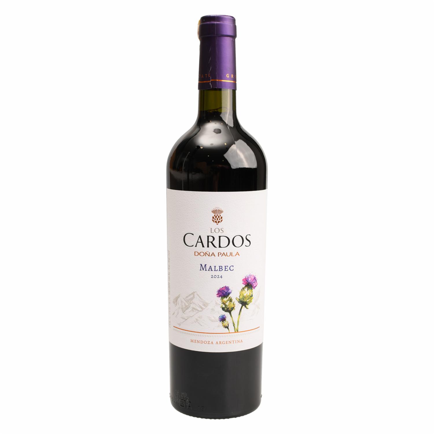 Vino Tinto Malbec Los Cardos 750 Ml