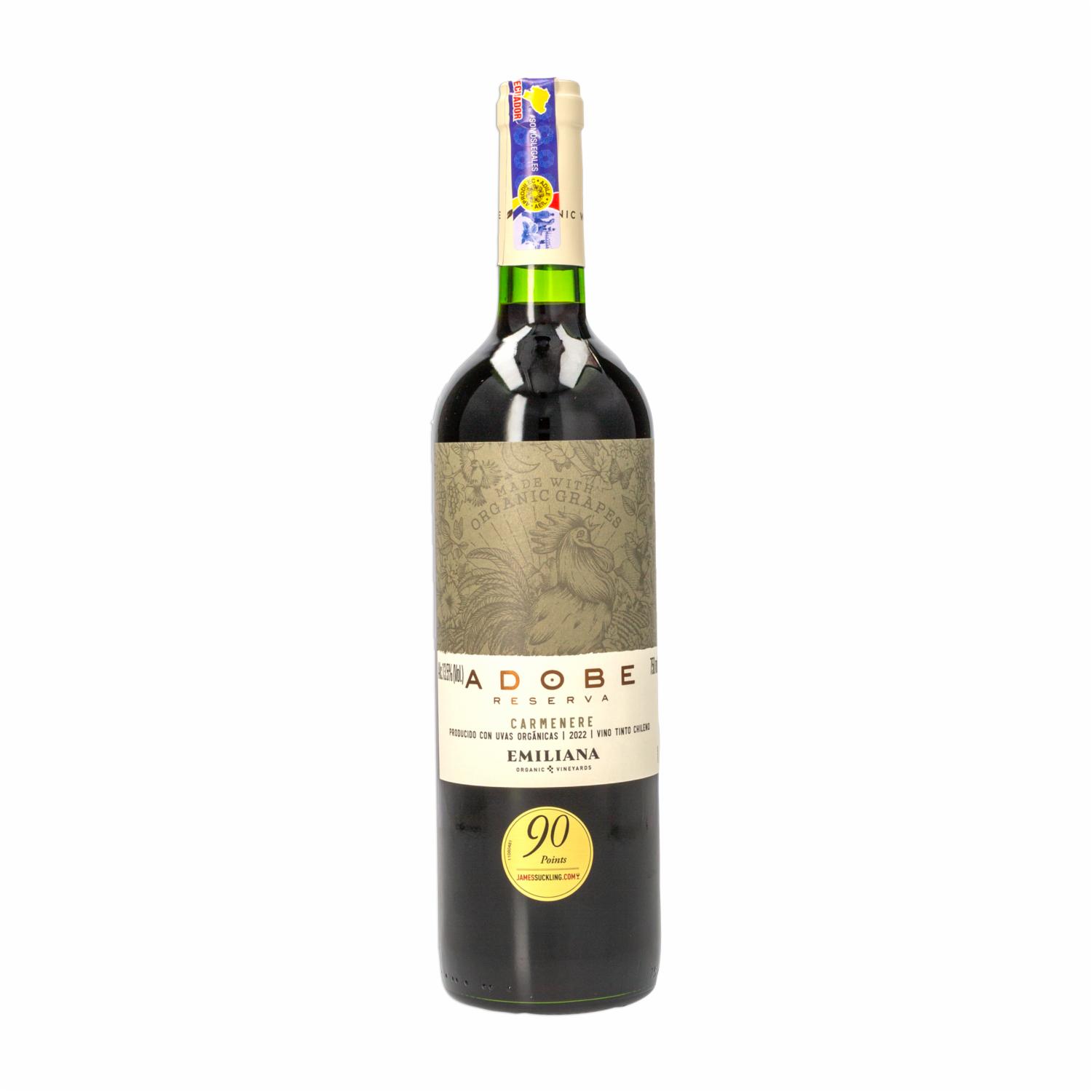 Vino Tinto Carmenere ADOBE 750 ML