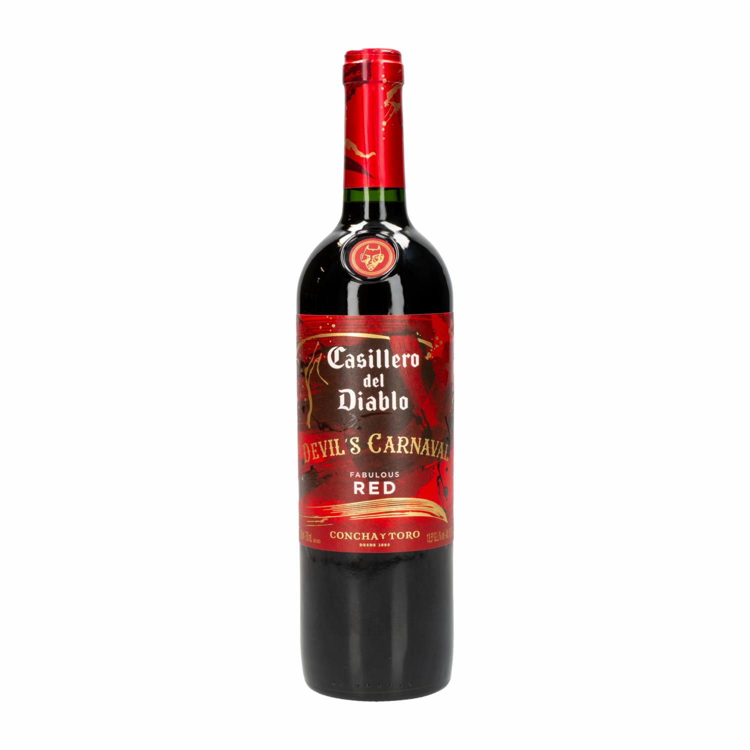 Vino Tinto Carnaval Fabulous Red Casillero Del Diablo 750 Ml