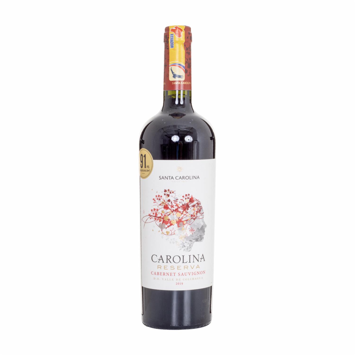 Vino Tinto Reserva Cabernet Sauvignon SANTA CAROLINA 750 ML