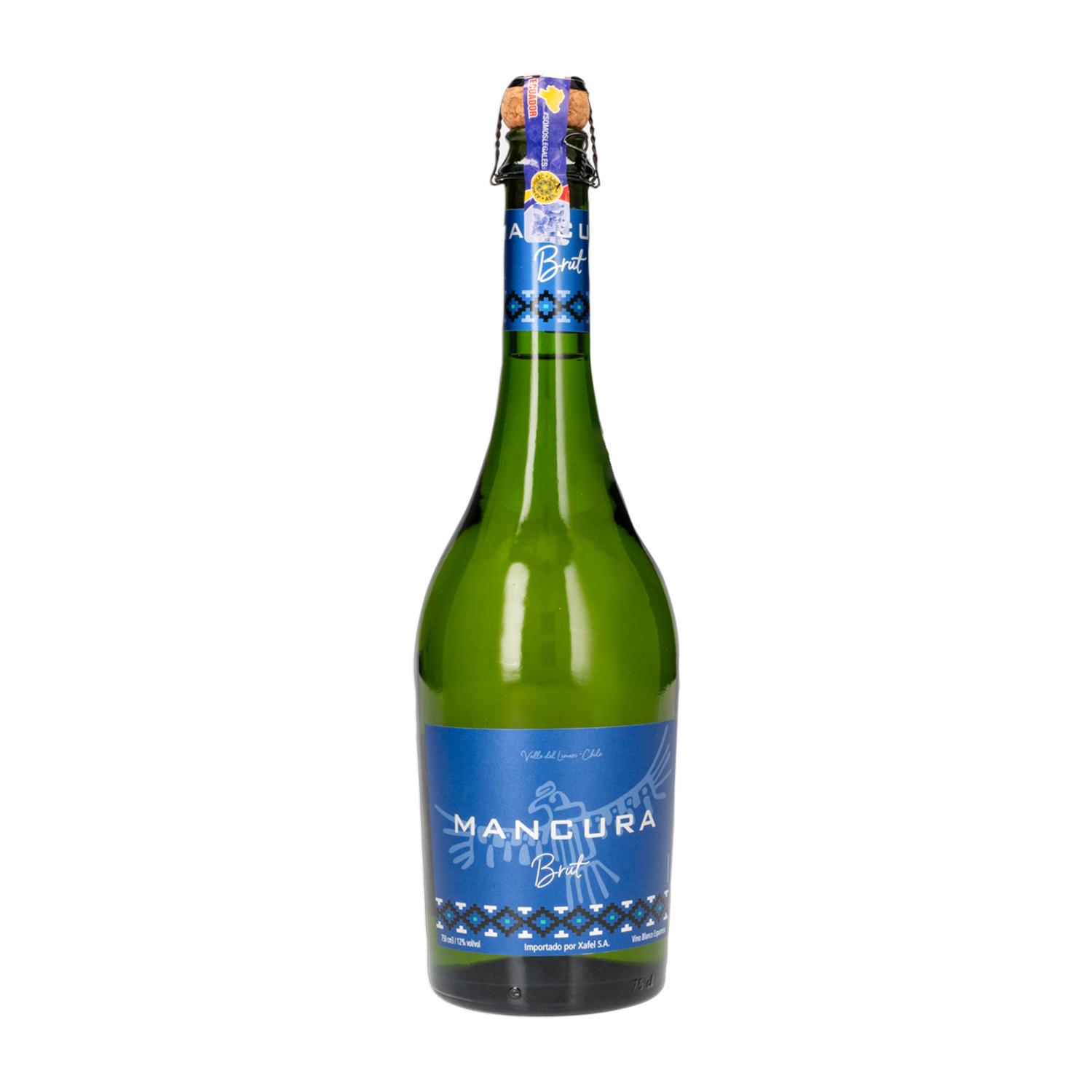 Vino Espumoso Brut Chardonnay Mancura 750 Ml