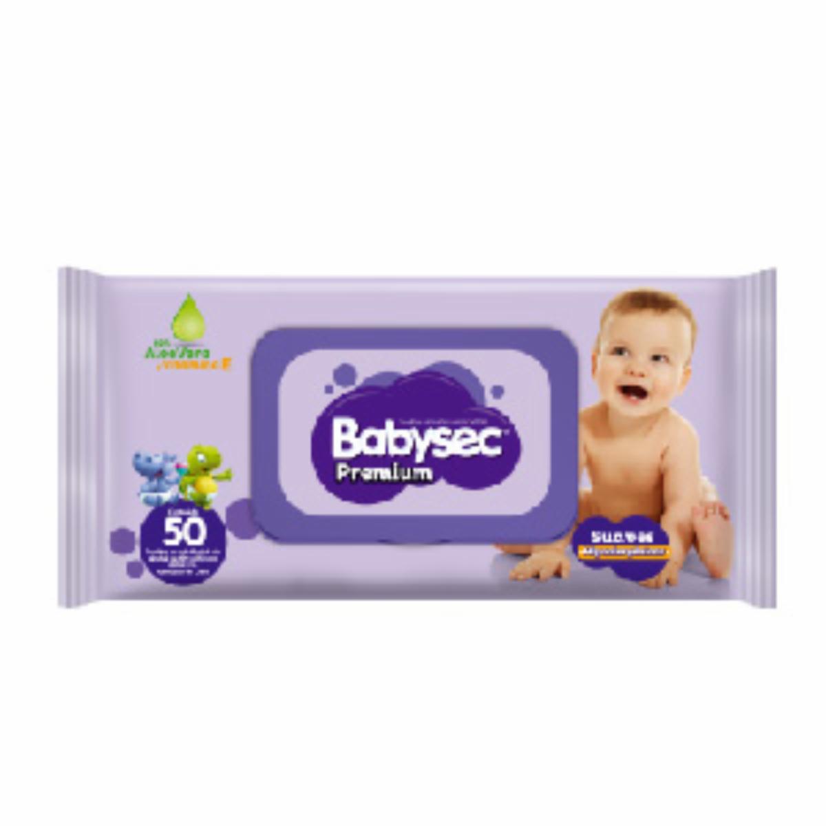 Pañitos Húmedos Premium BABYSEC X 50 Uds