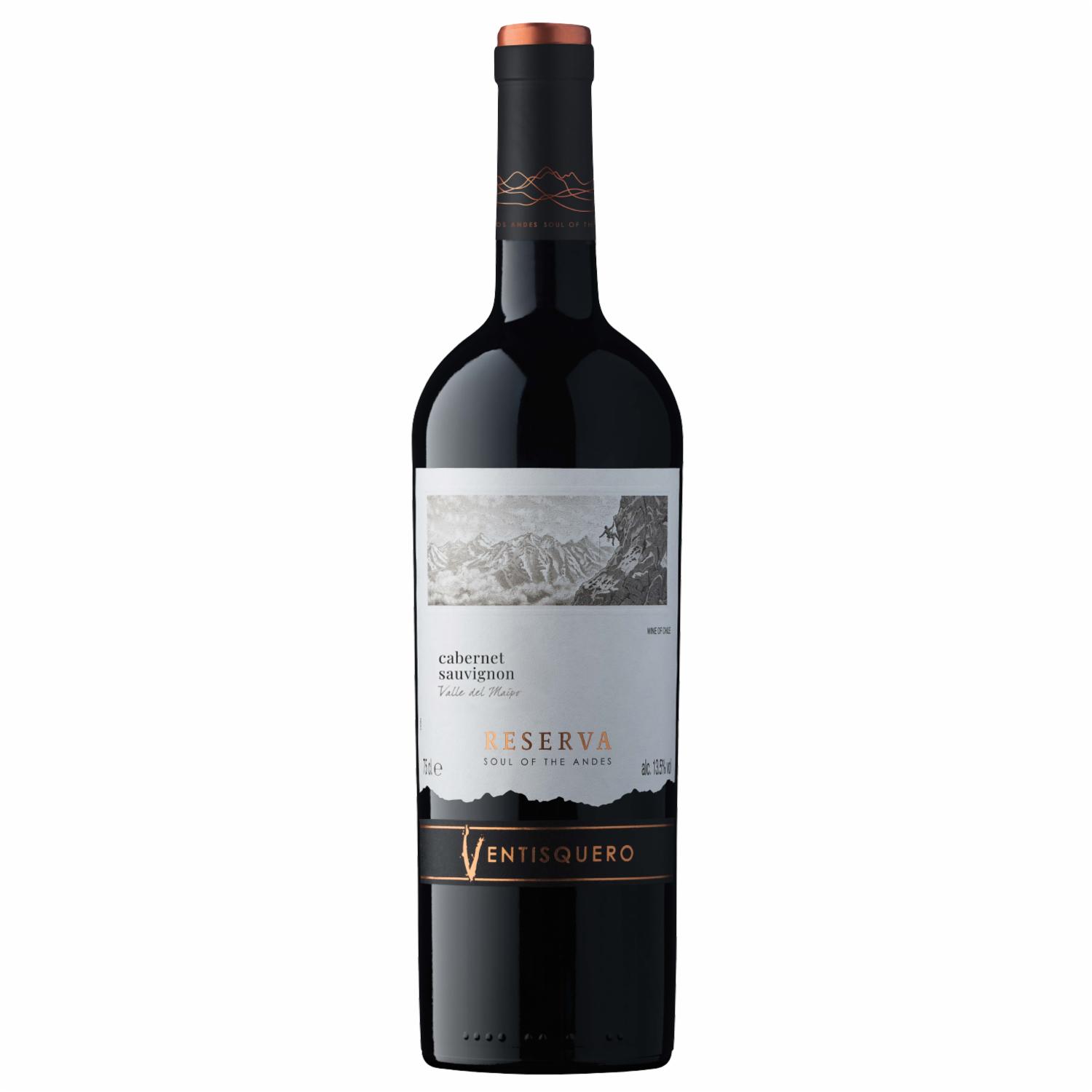 Vino Tinto Cabernet Sauvignon Reserva Ventisquero 750 Ml