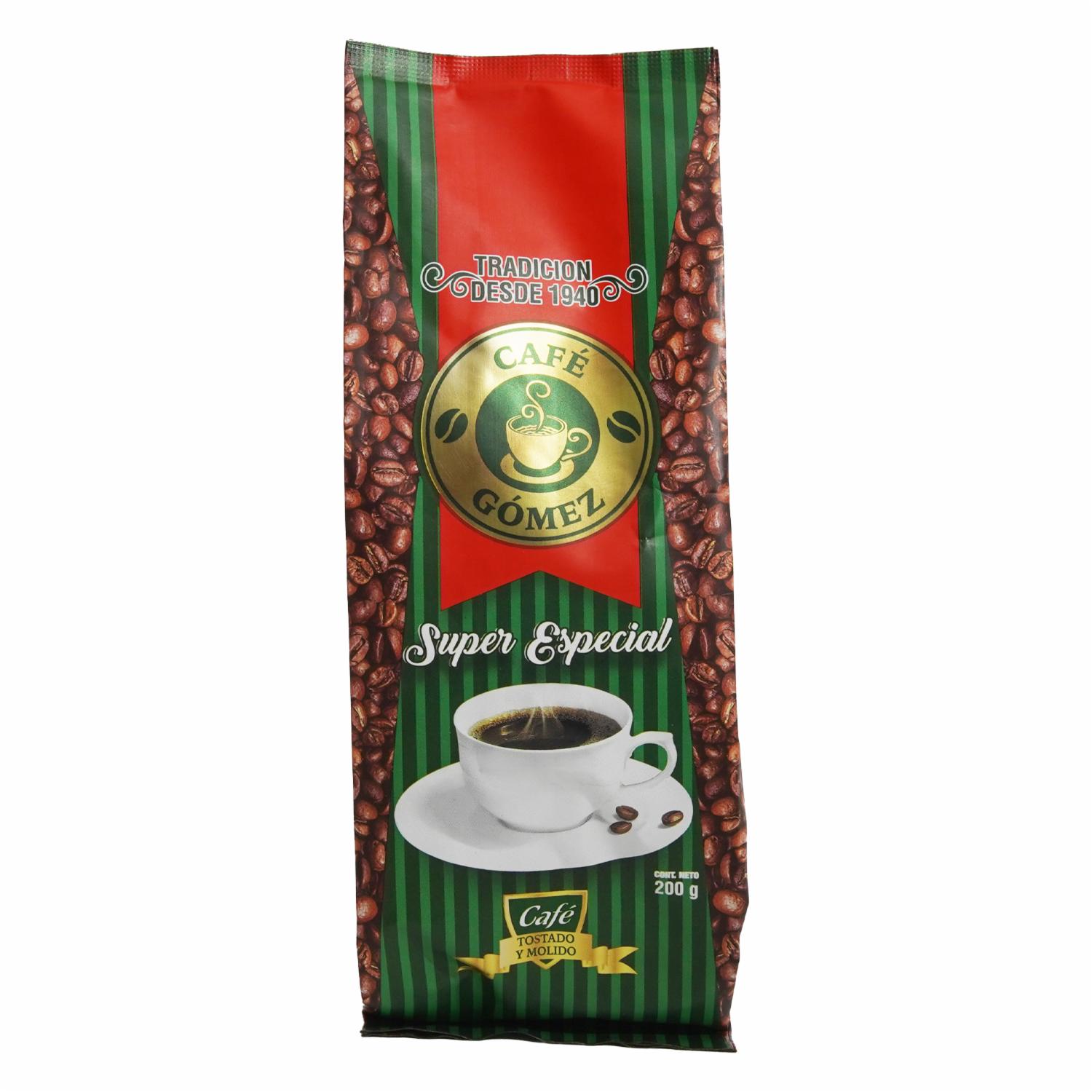 Café Tostado Y Molido Súper Especial CAFÉ GÓMEZ 200 G